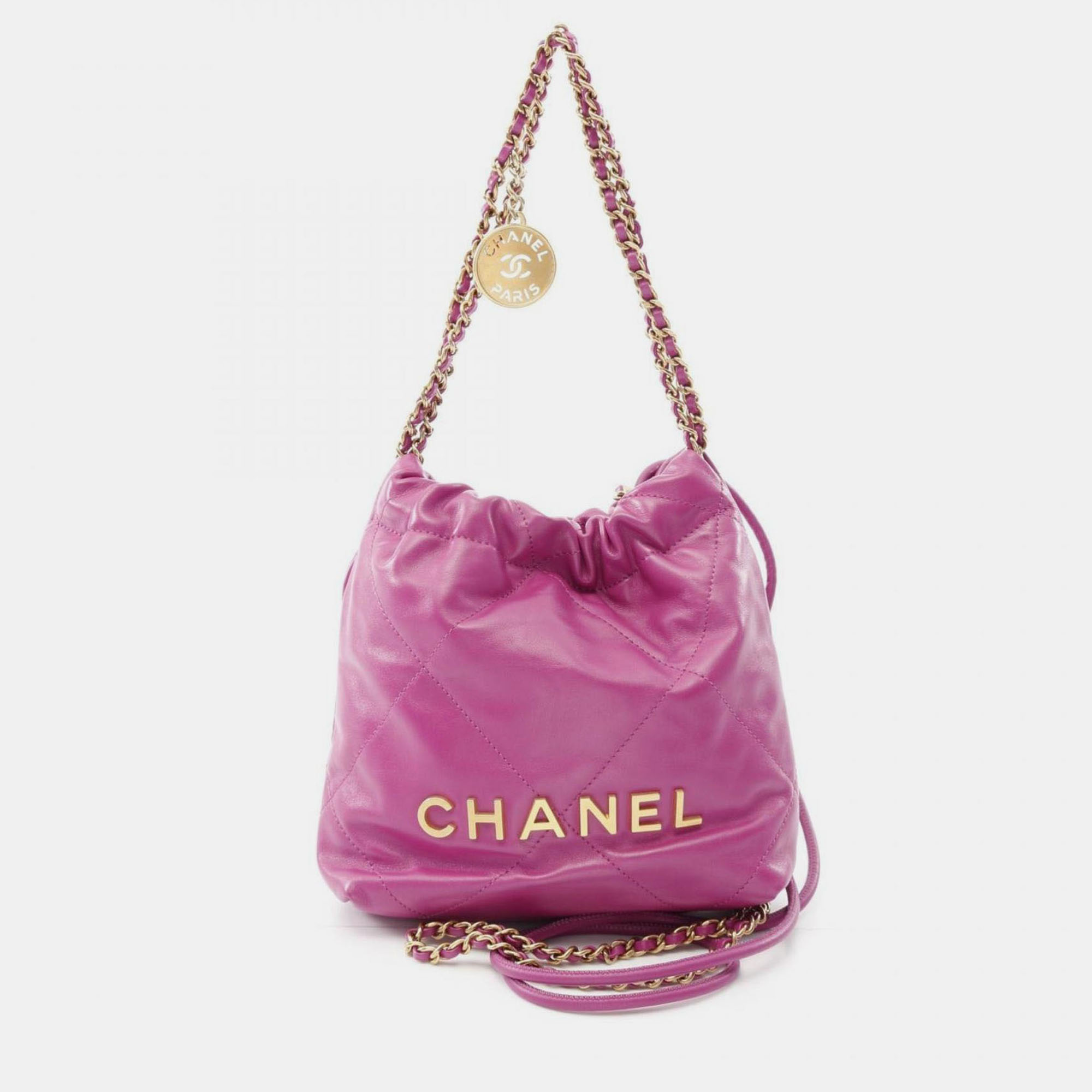 

Chanel 22 Mini Shoulder Bag Leather Purple