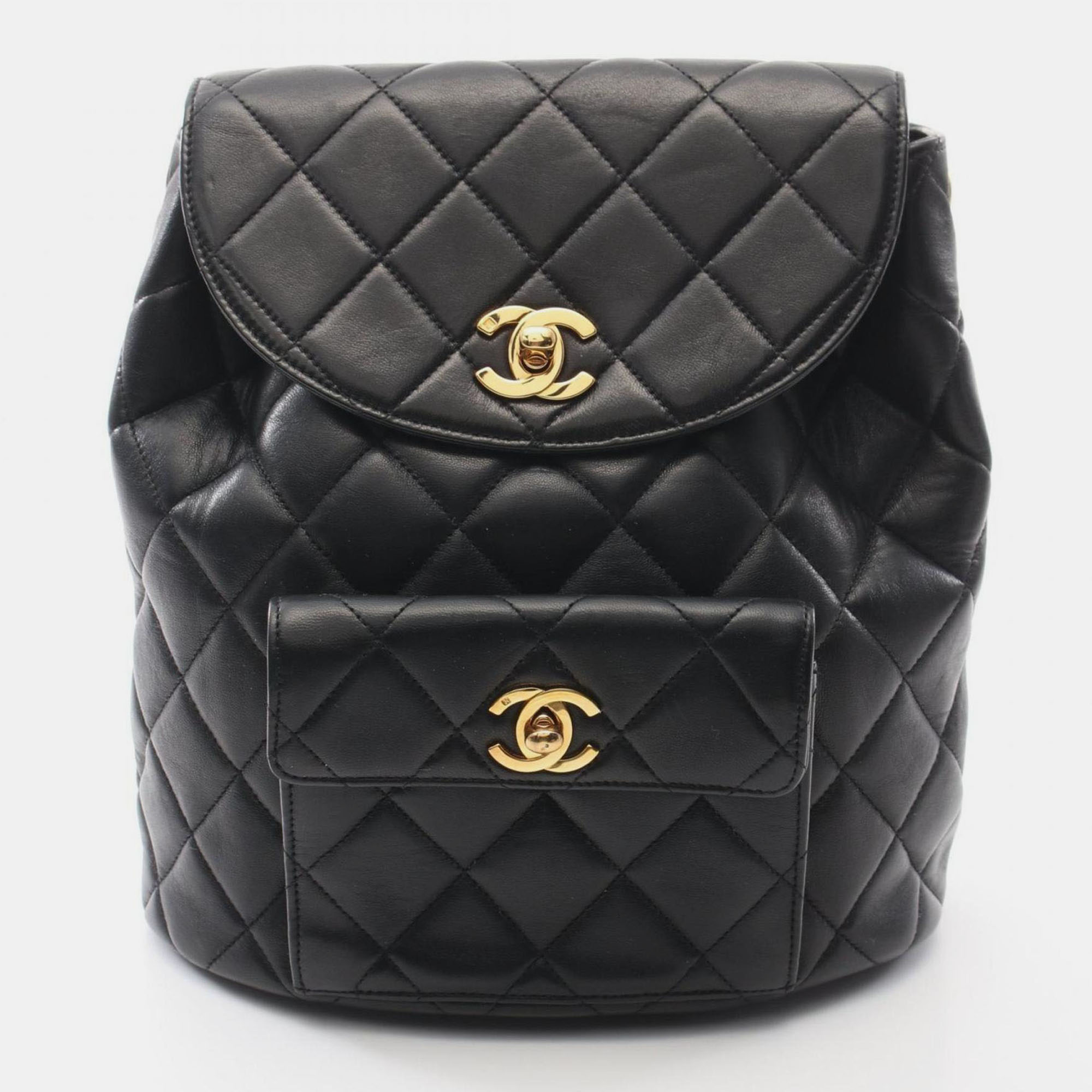 

Chanel Matelasse Backpack Lambskin (Sheepskin) Black
