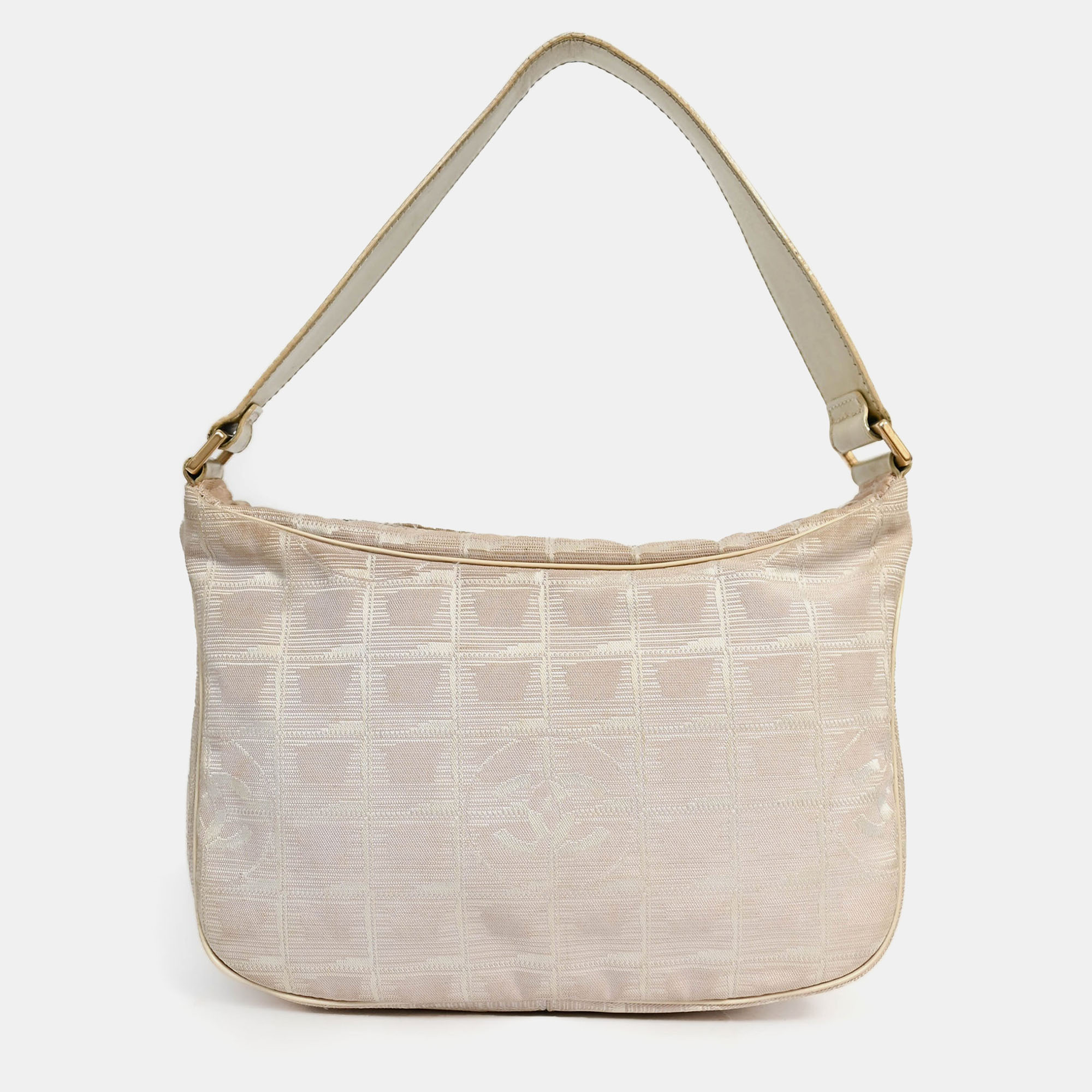 

Chanel Pink Nylon Travel Ligne Shoulder Bag