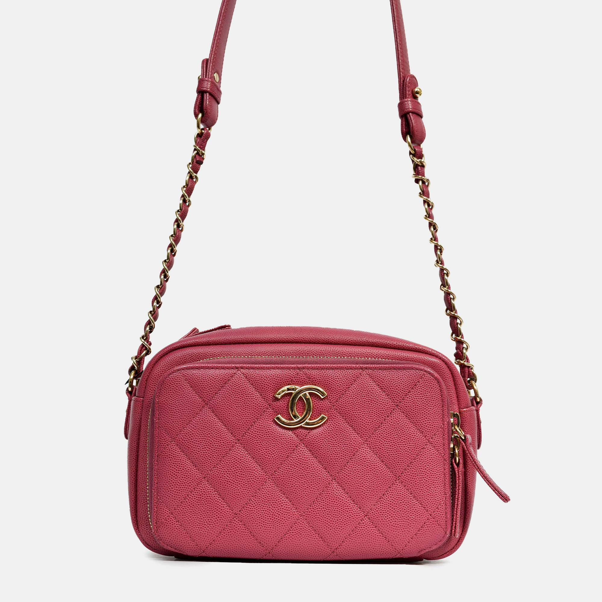 

Chanel 2016 Pink Caviar Business Afinity Camera Crossbody