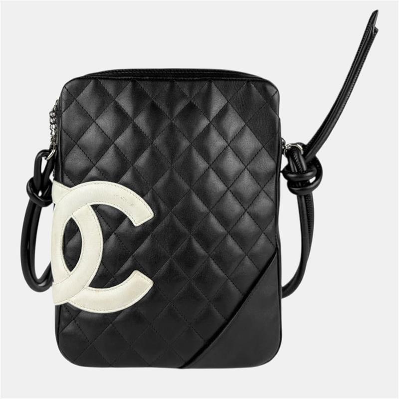 

Chanel Shoulder Bag Cambon Line Lambskin Black/White