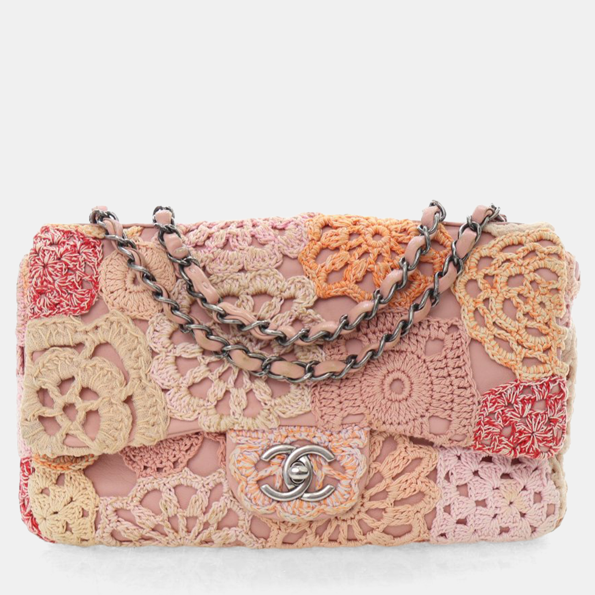

Chanel Medium Crochet Work Paris-Seoul Flap Bag, Multicolor