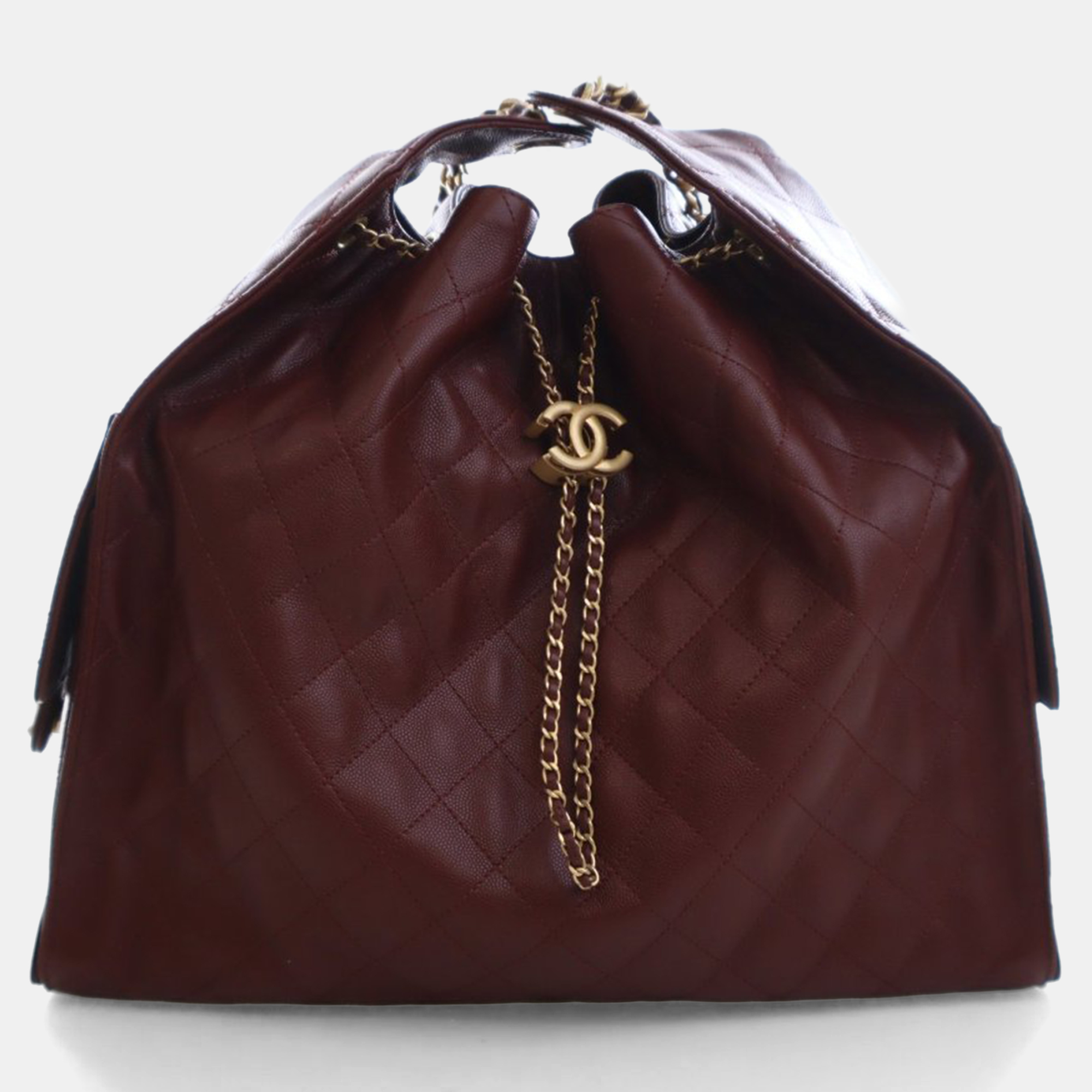 

Chanel Large Caviar 25 Hobo, Red