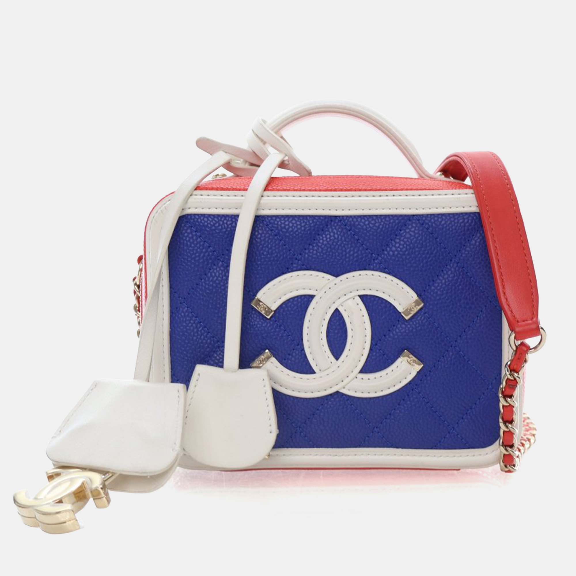 

Chanel Small Multicolor Caviar Filigree Vanity