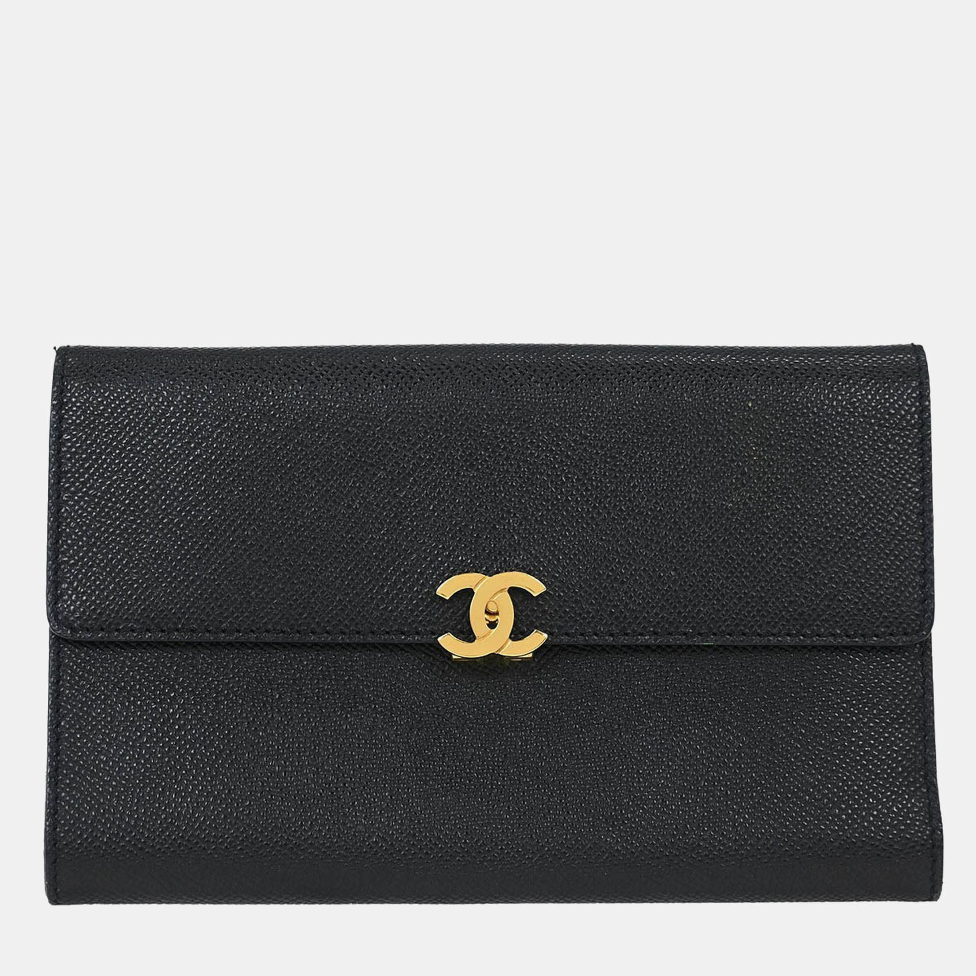 

Chanel Black Calfskin Wallet