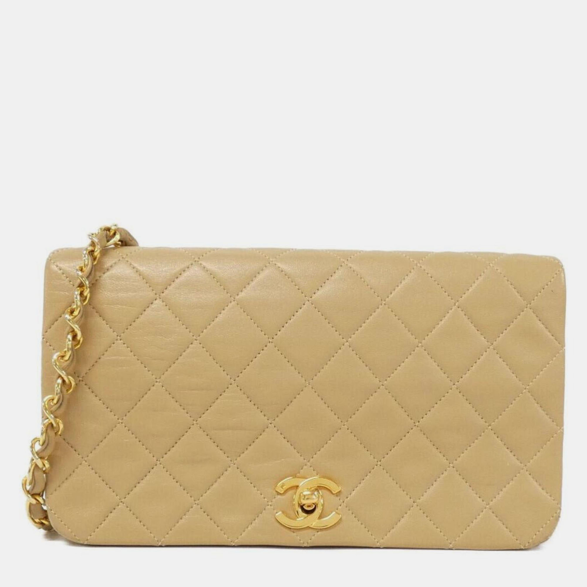

Chanel Shoulder Bag, Beige