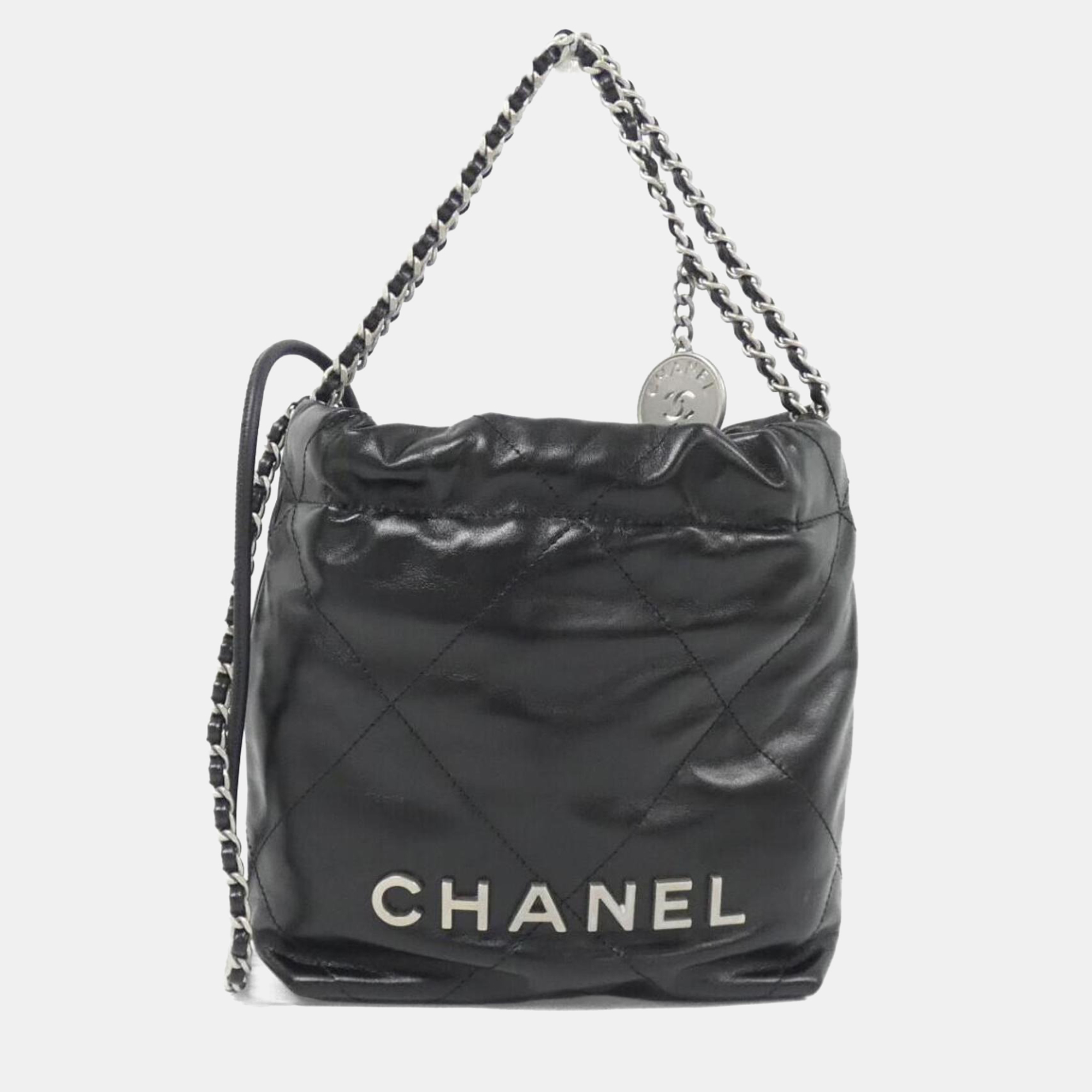 

Chanel 22 Line Black Leather Handbag