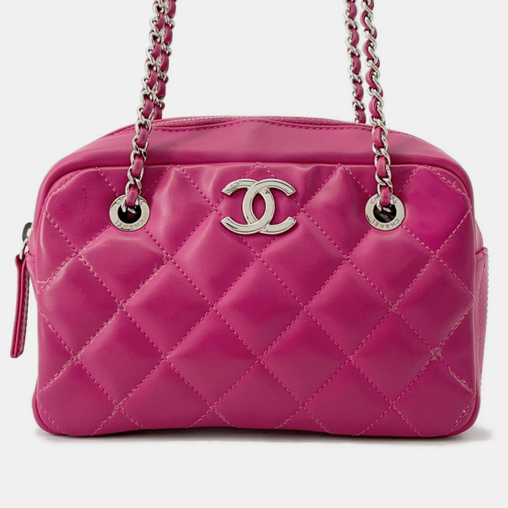 

Chanel Coco Rain Mark Chain Shoulder Bag, Pink