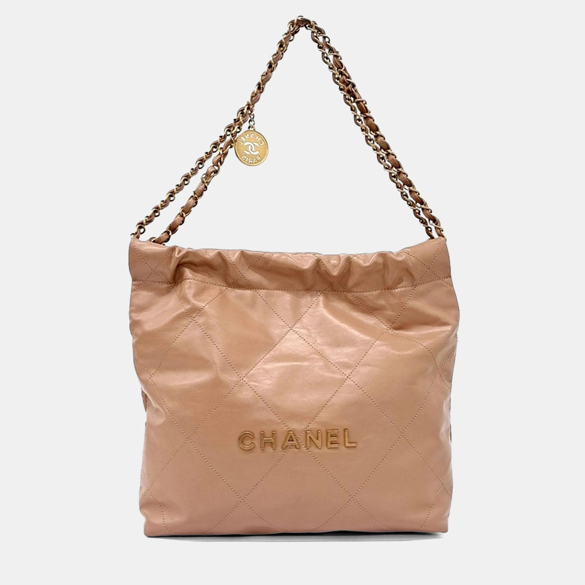

Chanel Beige Leather 22 Bag