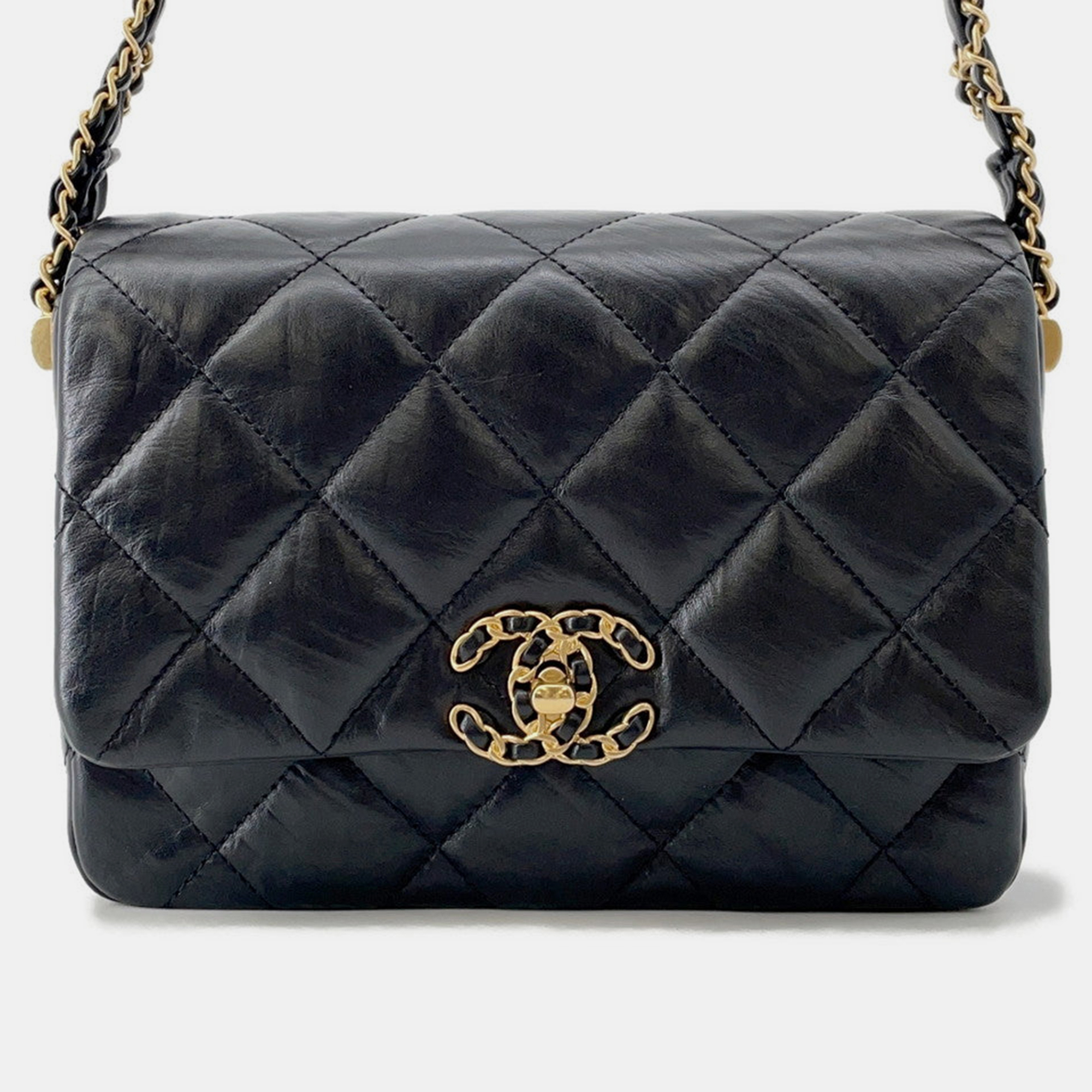 

Chanel Chanel 19 Chain shoulder Bag Black Leather