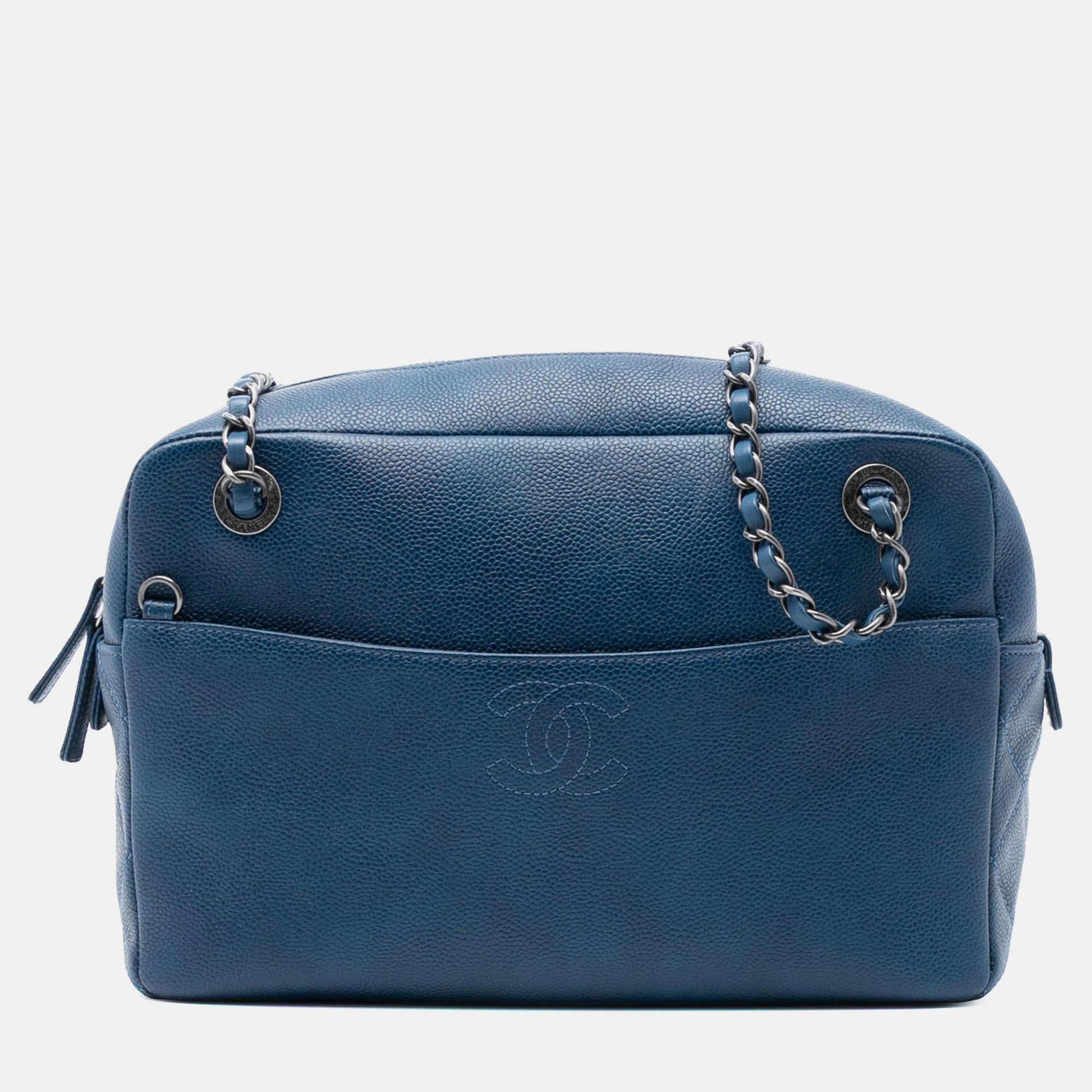 

Chanel Blue CC Caviar Camera Bag