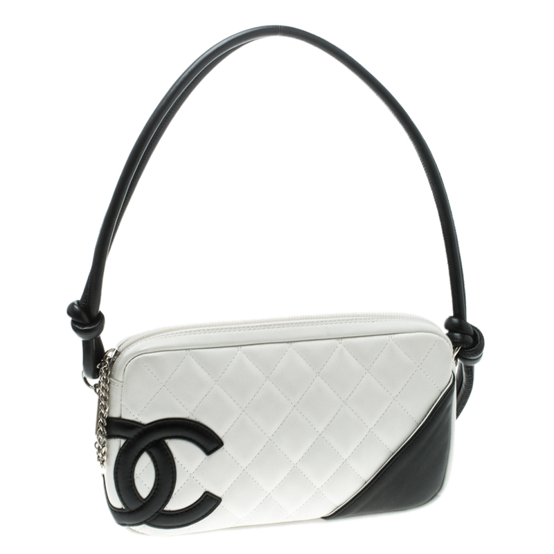 Chanel Ligne Cambon Pochette - Black Handle Bags, Handbags