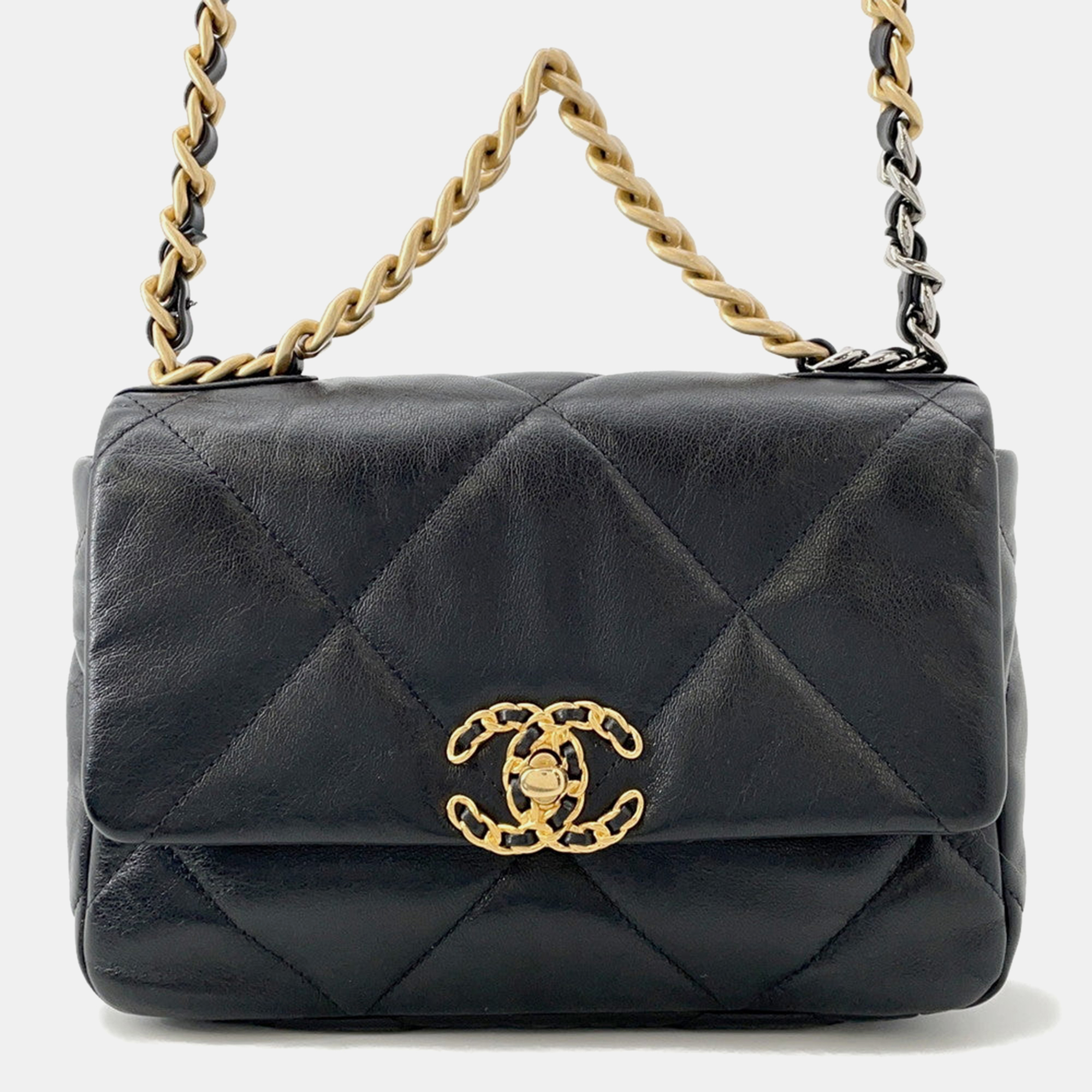 

Chanel Chanel19 Chain shoulder Bag Black Lambskin