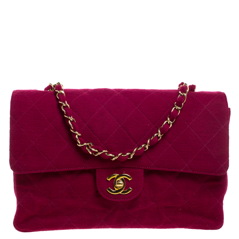 magenta chanel bag