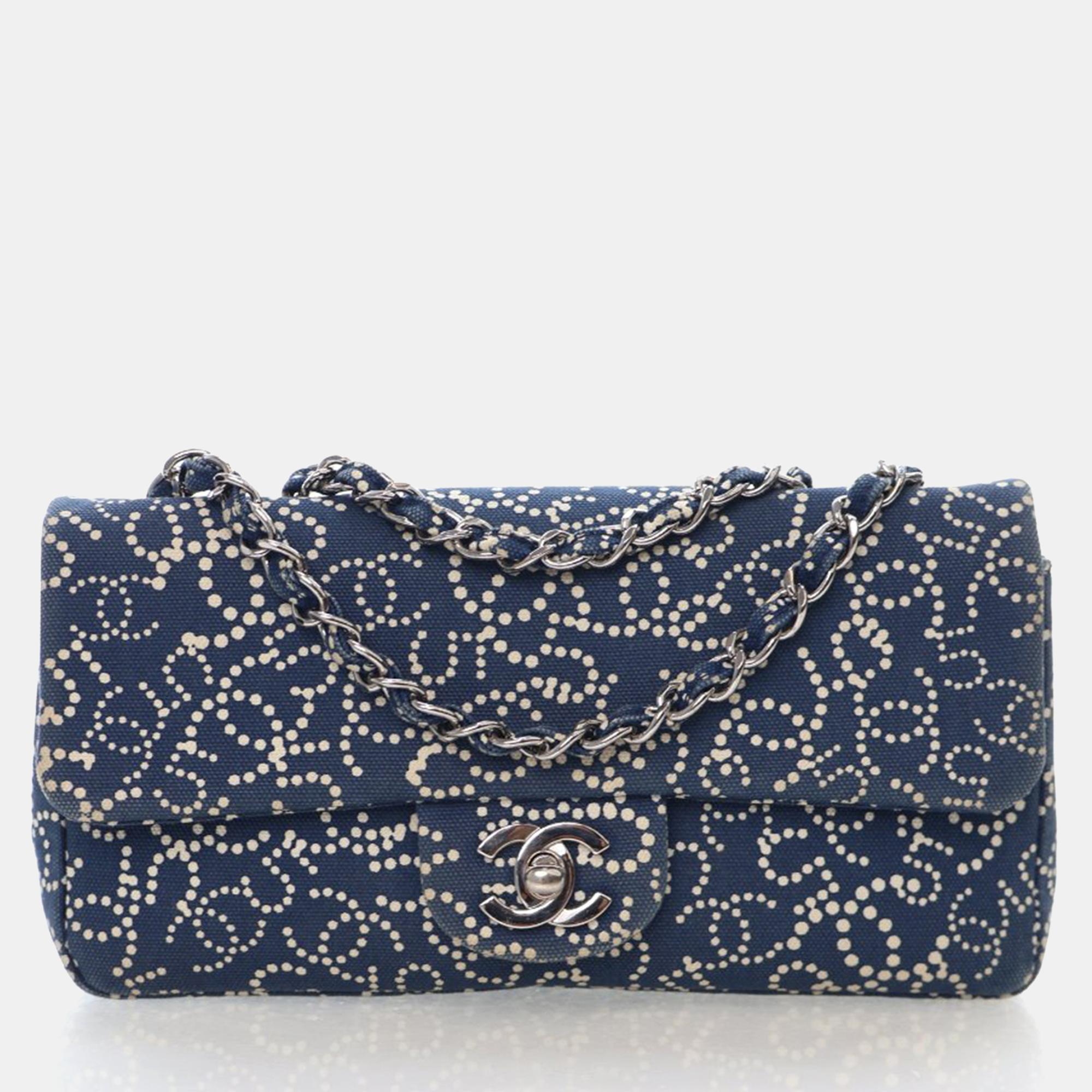 

Chanel Denim No.5 Printed East West Flap, Blue