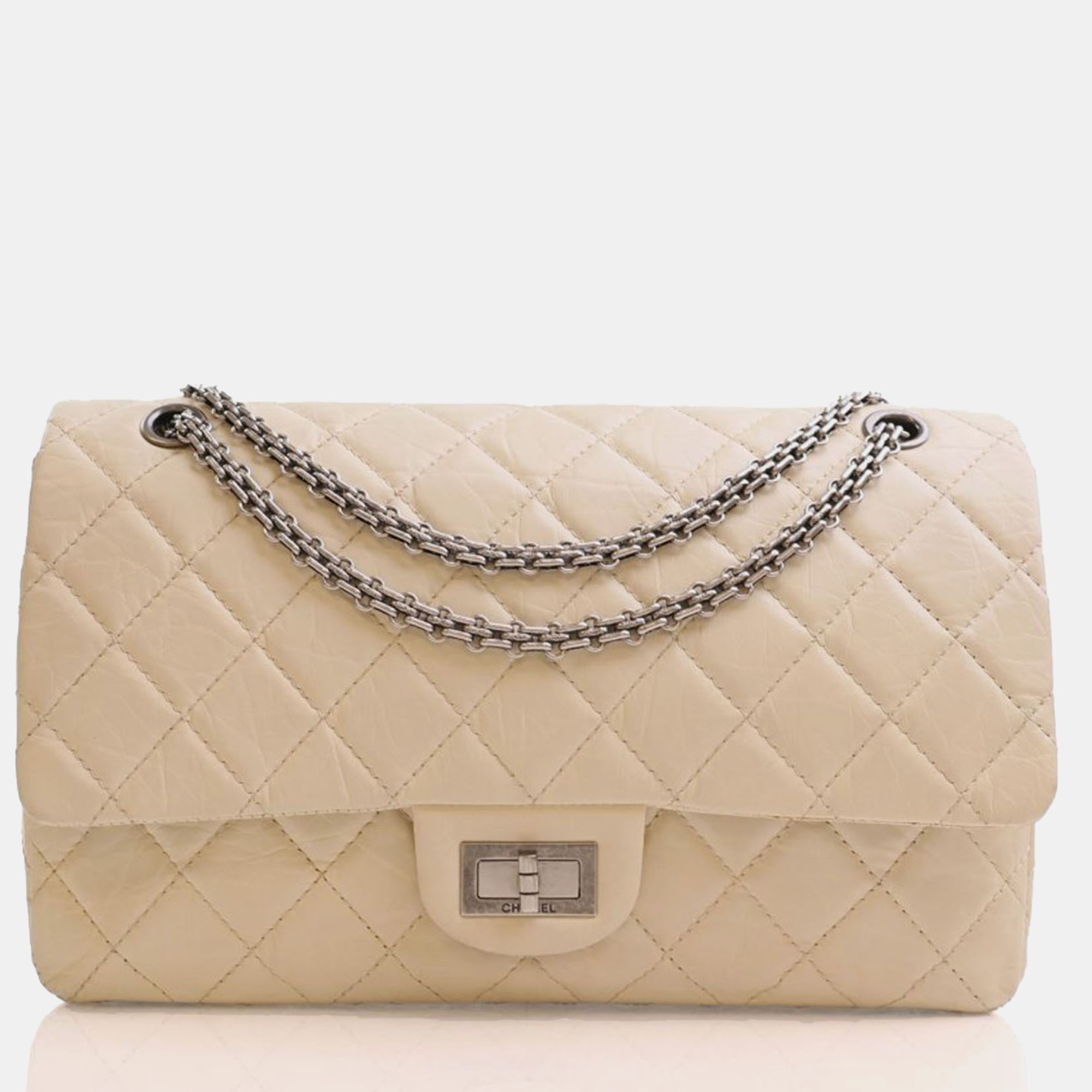 

Chanel Beige Aged Calfskin Reissue 227