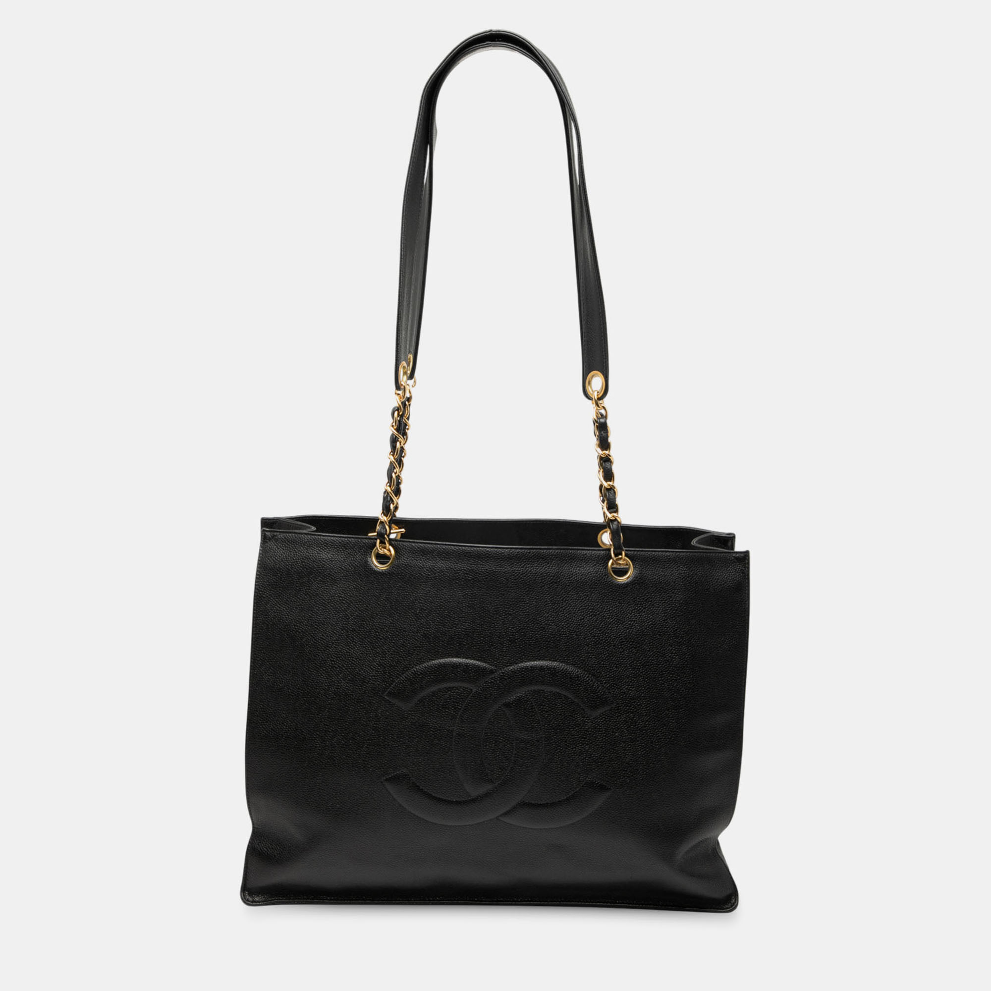 

Chanel Black CC Caviar Tote