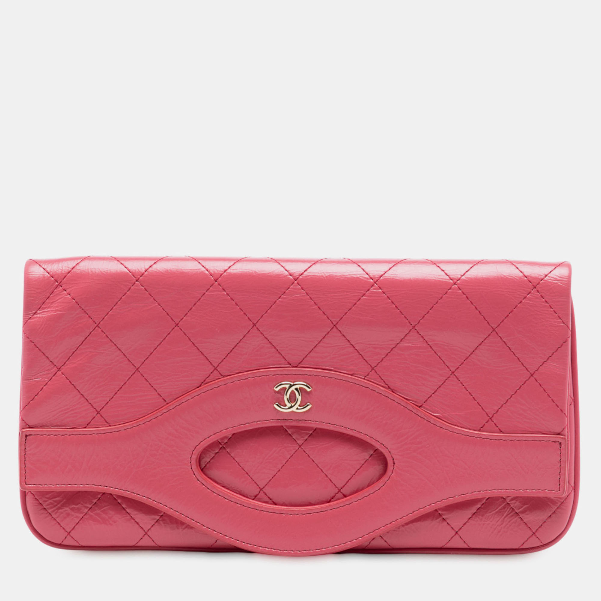 

Chanel Pink Crumpled Calfskin 31 Clutch