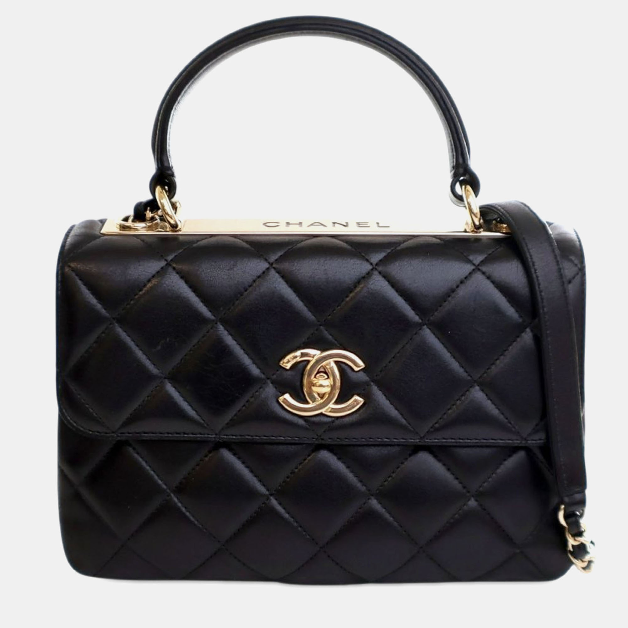 

Chanel Black Small Quilted Lambskin Trendy CC Flap