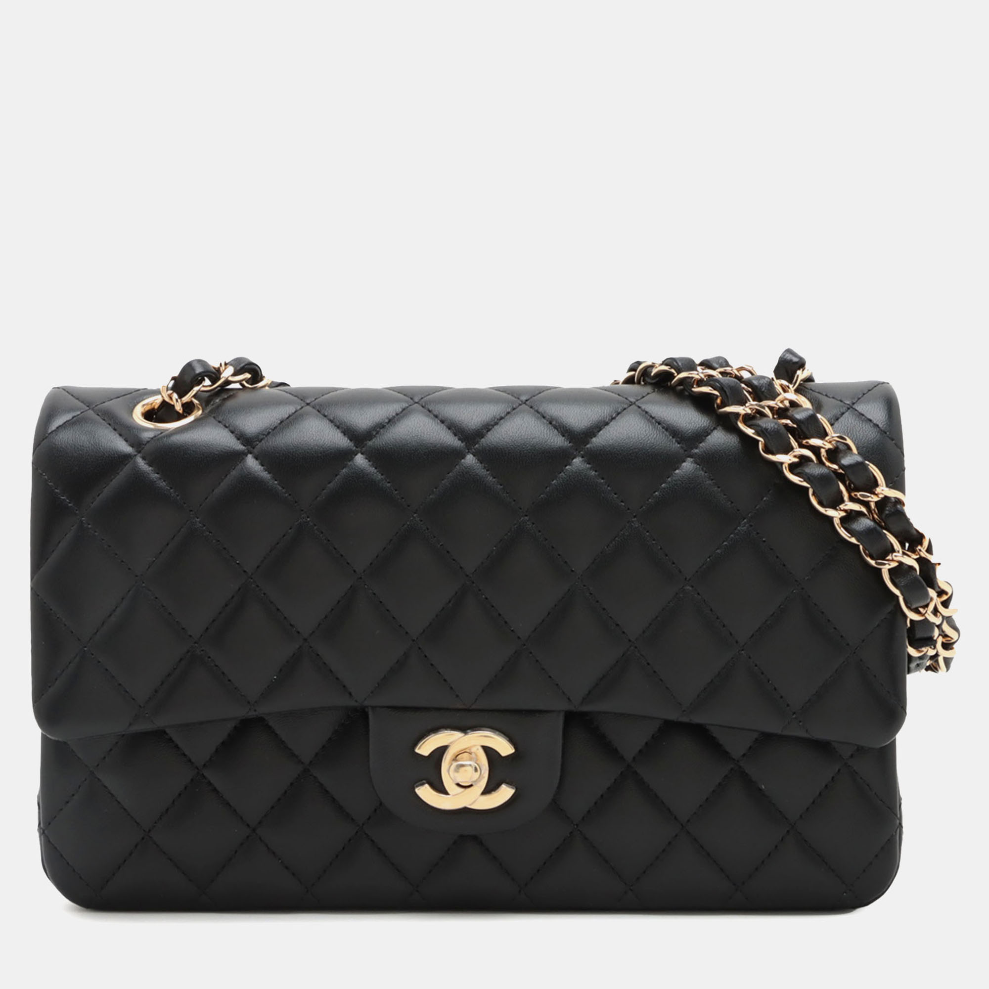 

Chanel Black Medium Classic Lambskin Double Flap