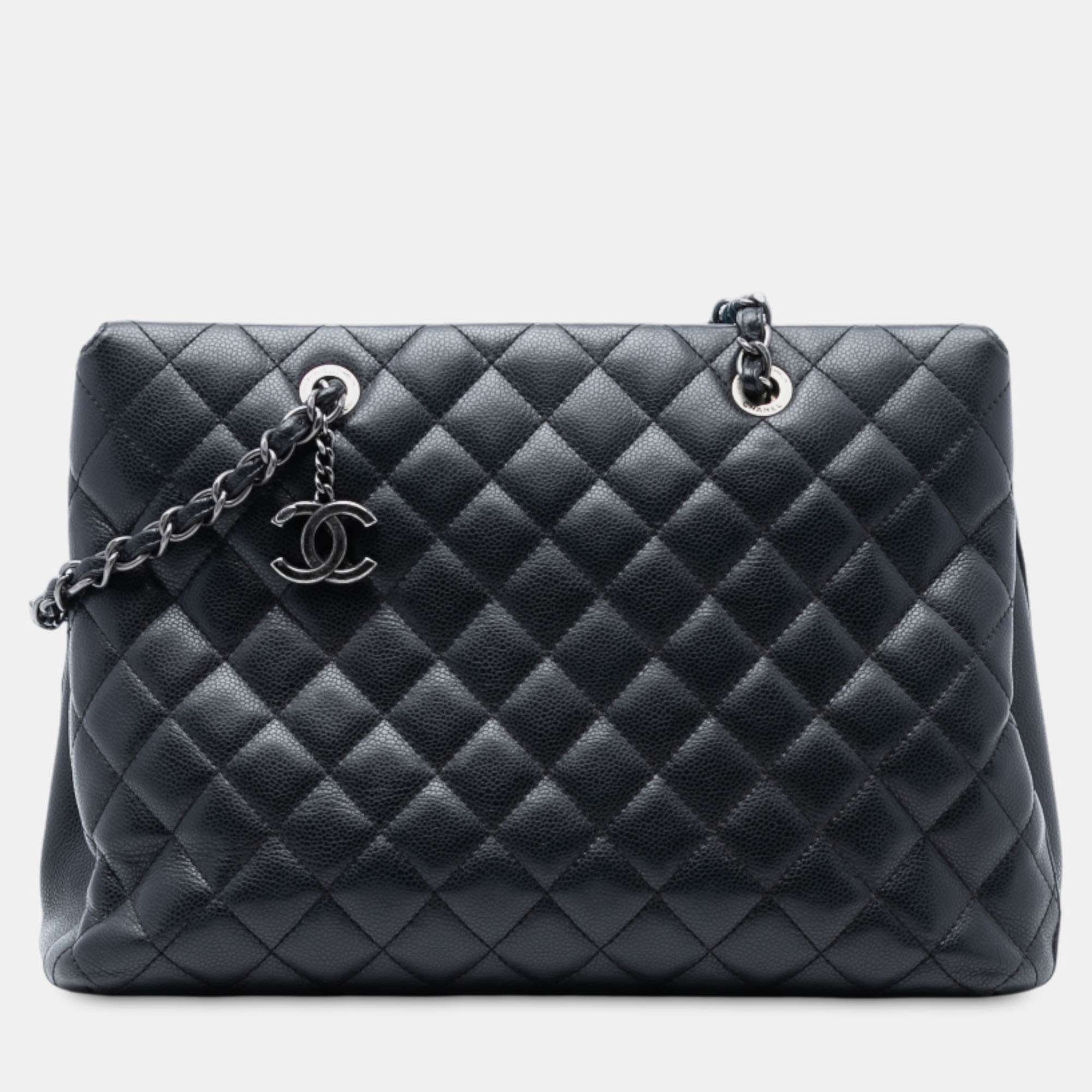

Chanel Black Large Caviar Chic Shopping Tote