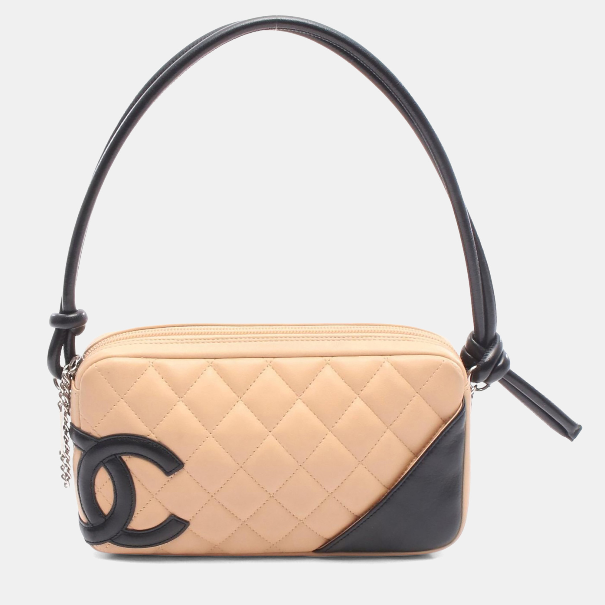 

Chanel Cambon Ligne Beige Leather Bowler Bag, Multicolor