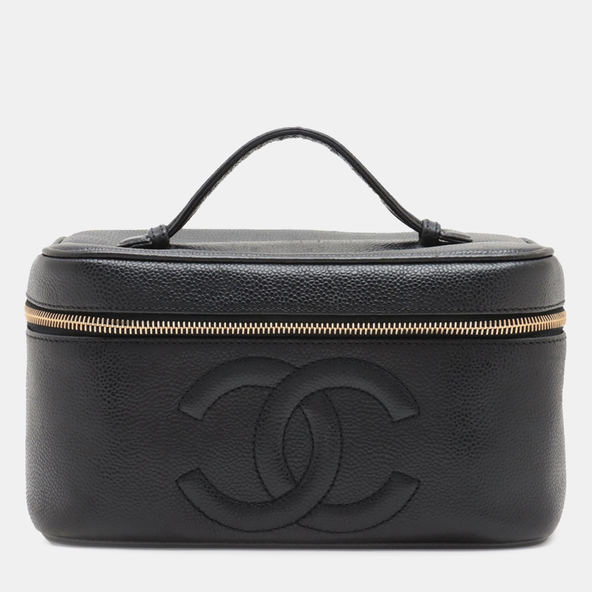 

Chanel Black CC Caviar Vanity Case