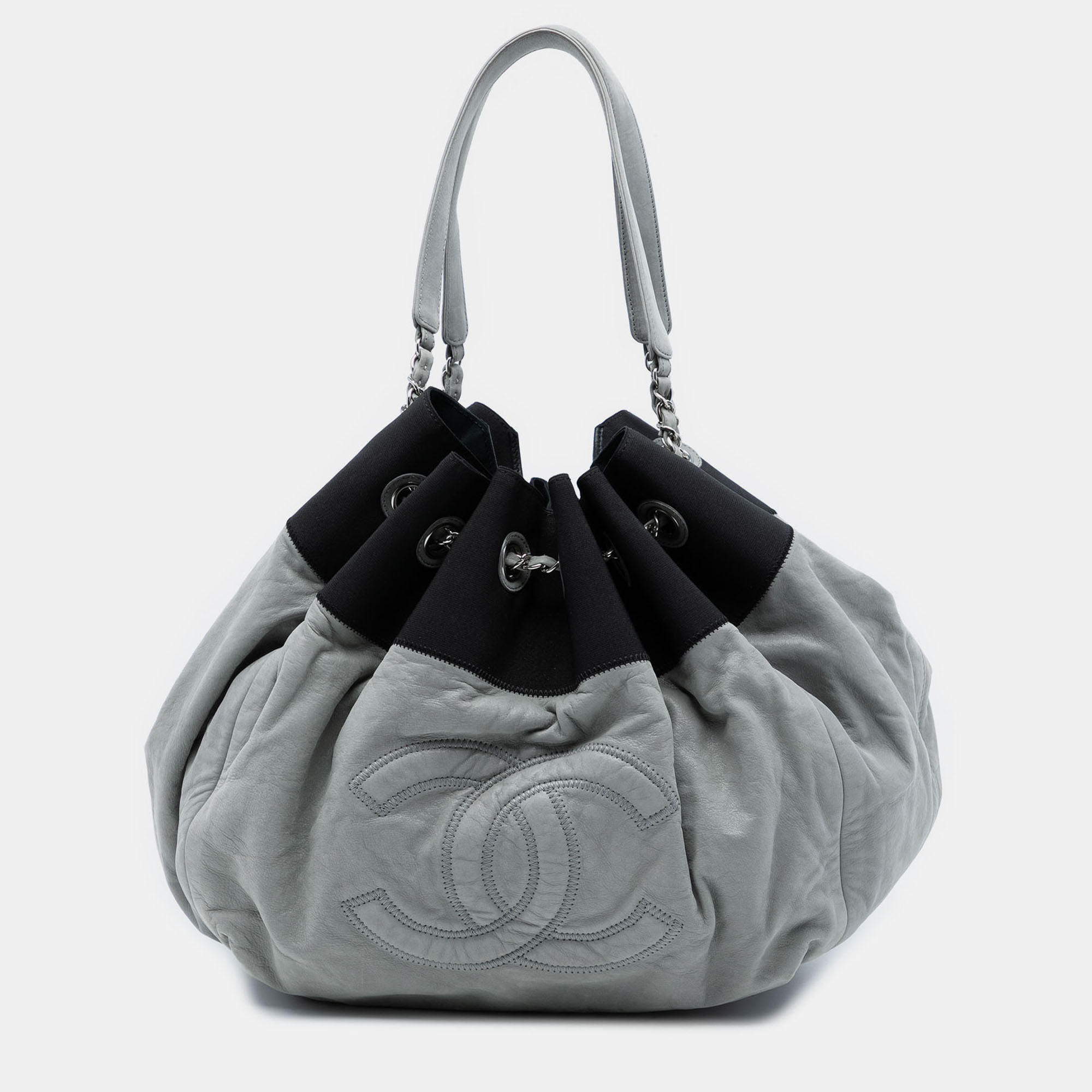 

Chanel Black Lambskin Stretch Spirit Cabas Tote