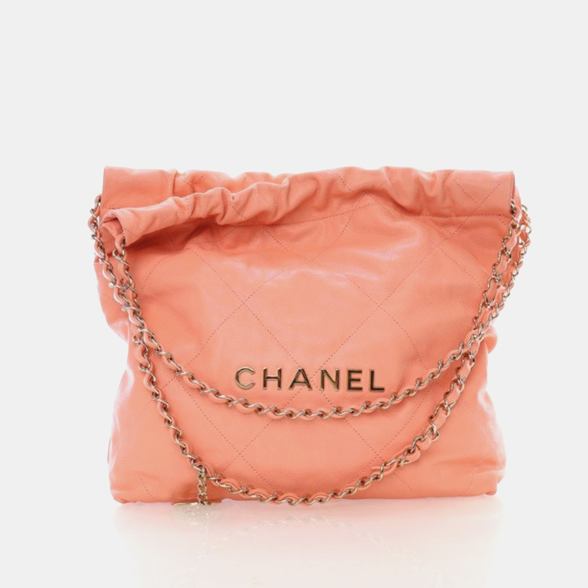

Chanel Small Caviar 22 Hobo, Orange