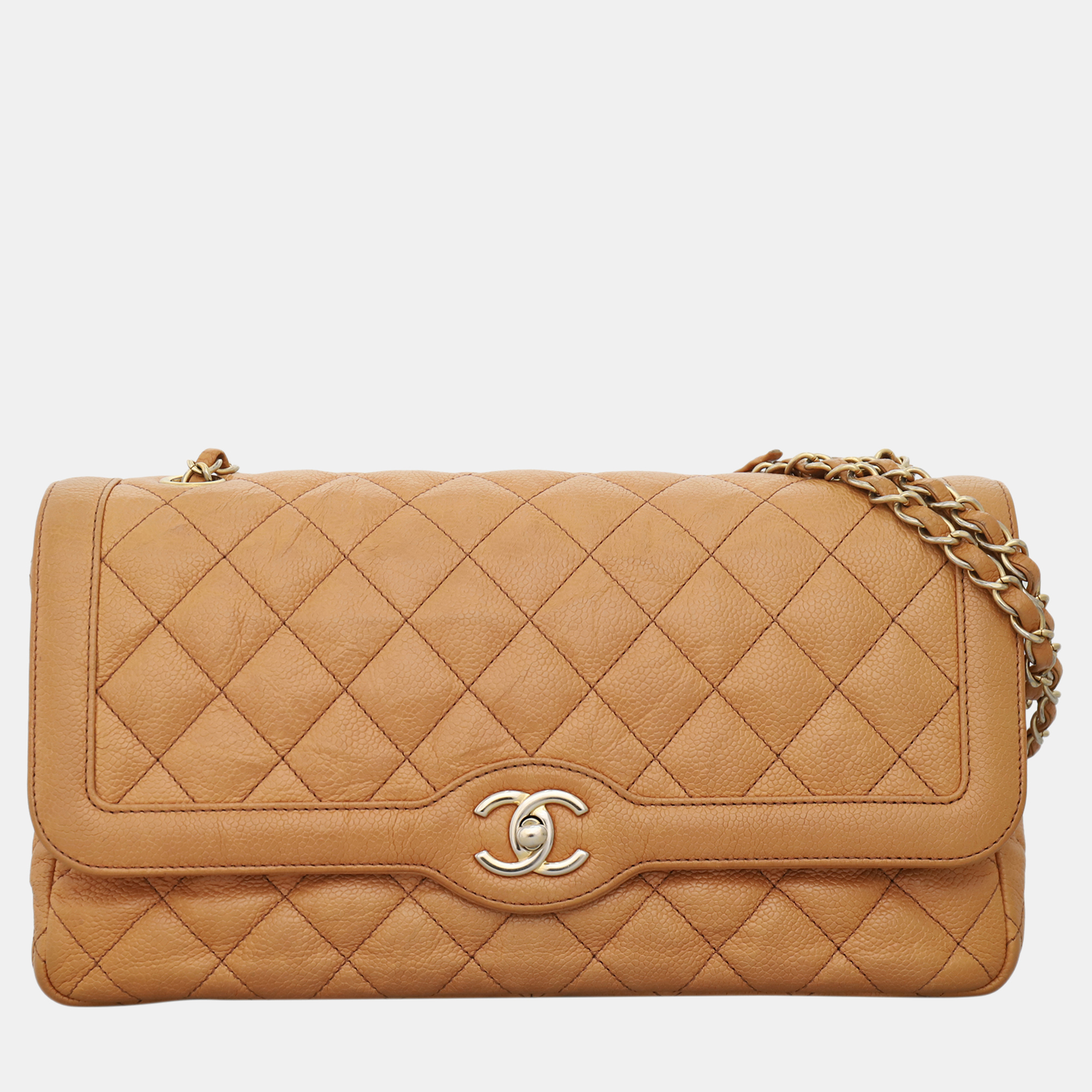 

Chanel Brown Caviar Quilted Diana Seasonal Flap Bag