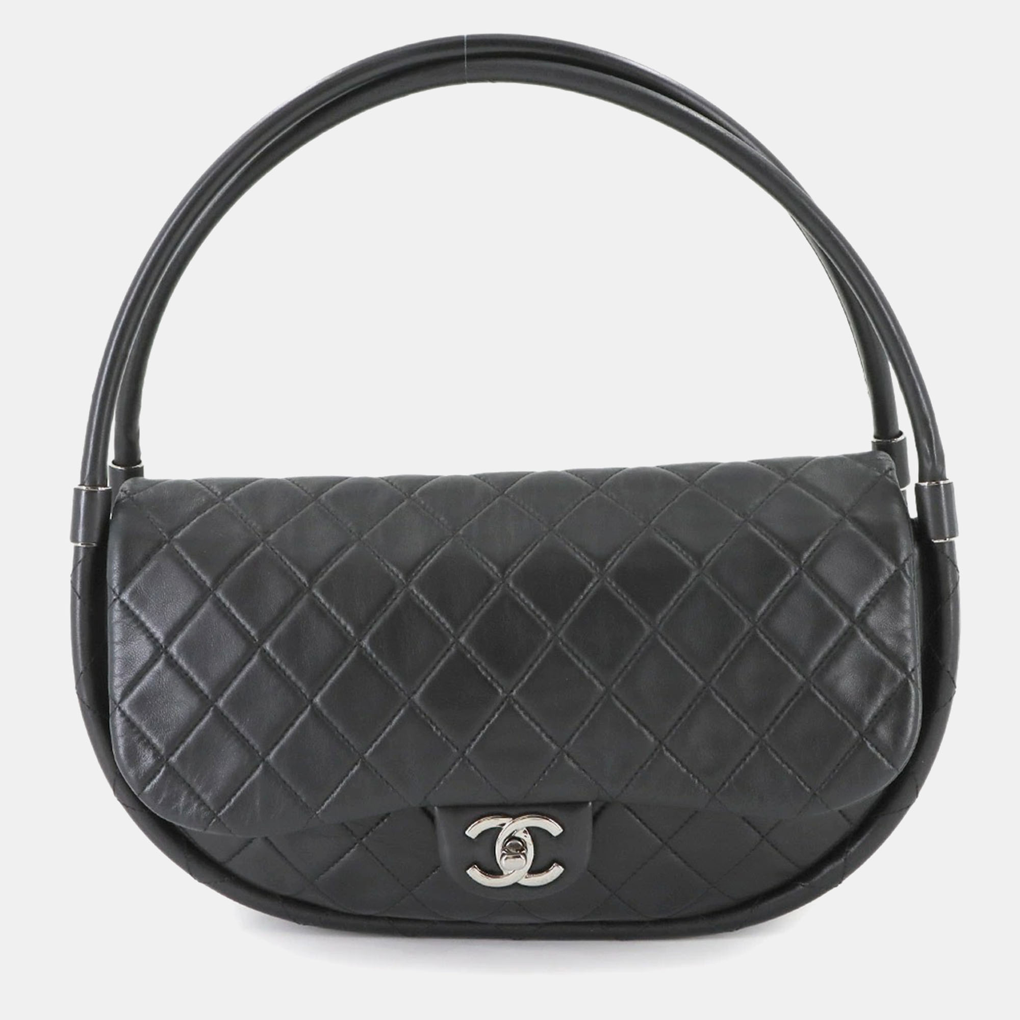 

Chanel Hula Hoop Black Lambskin Handbag