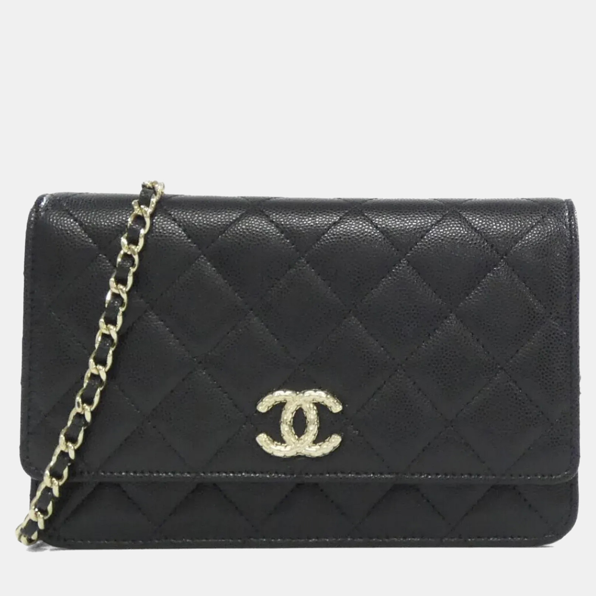 

Chanel Black Leather Wallet