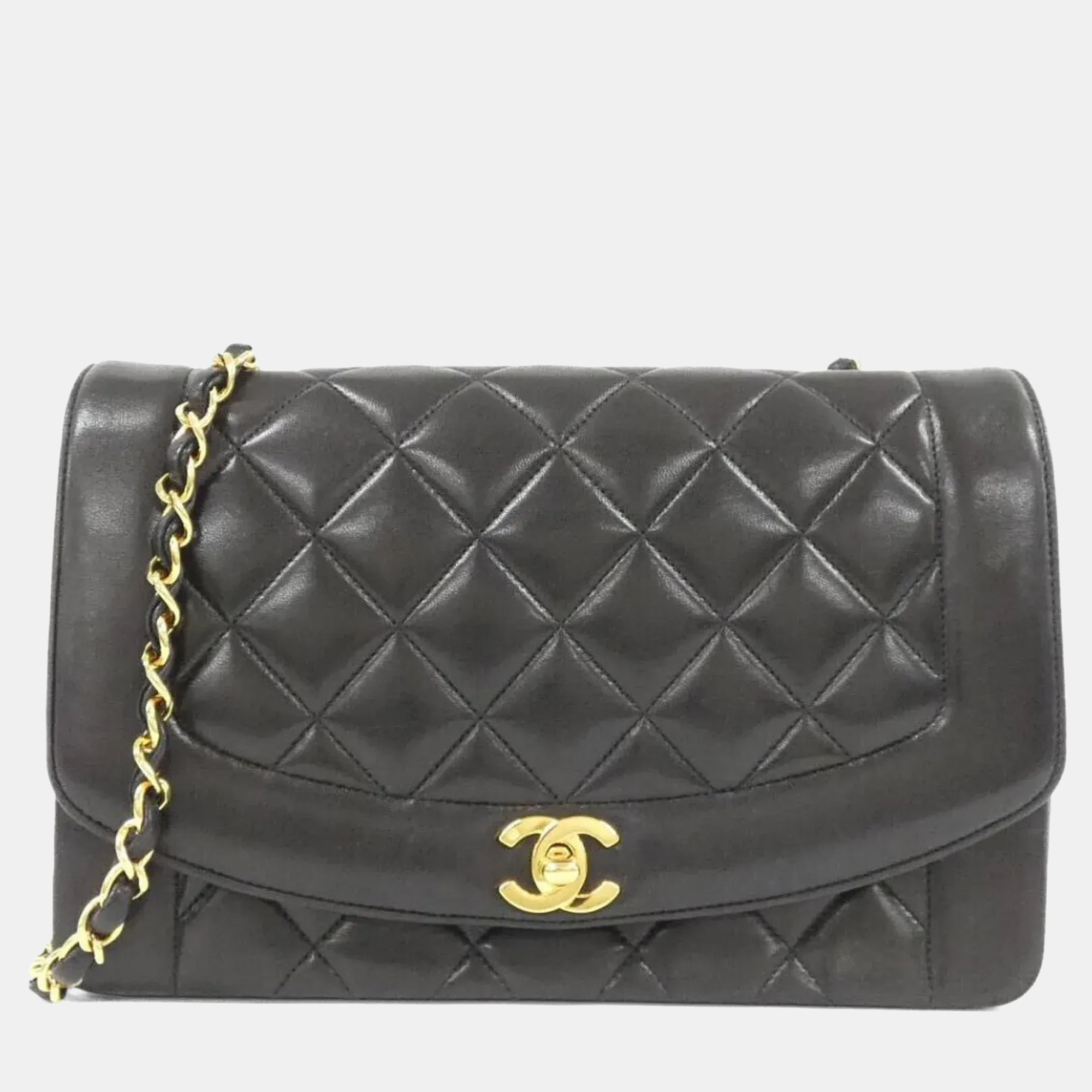 

Chanel Leather Black Shoulder Bag