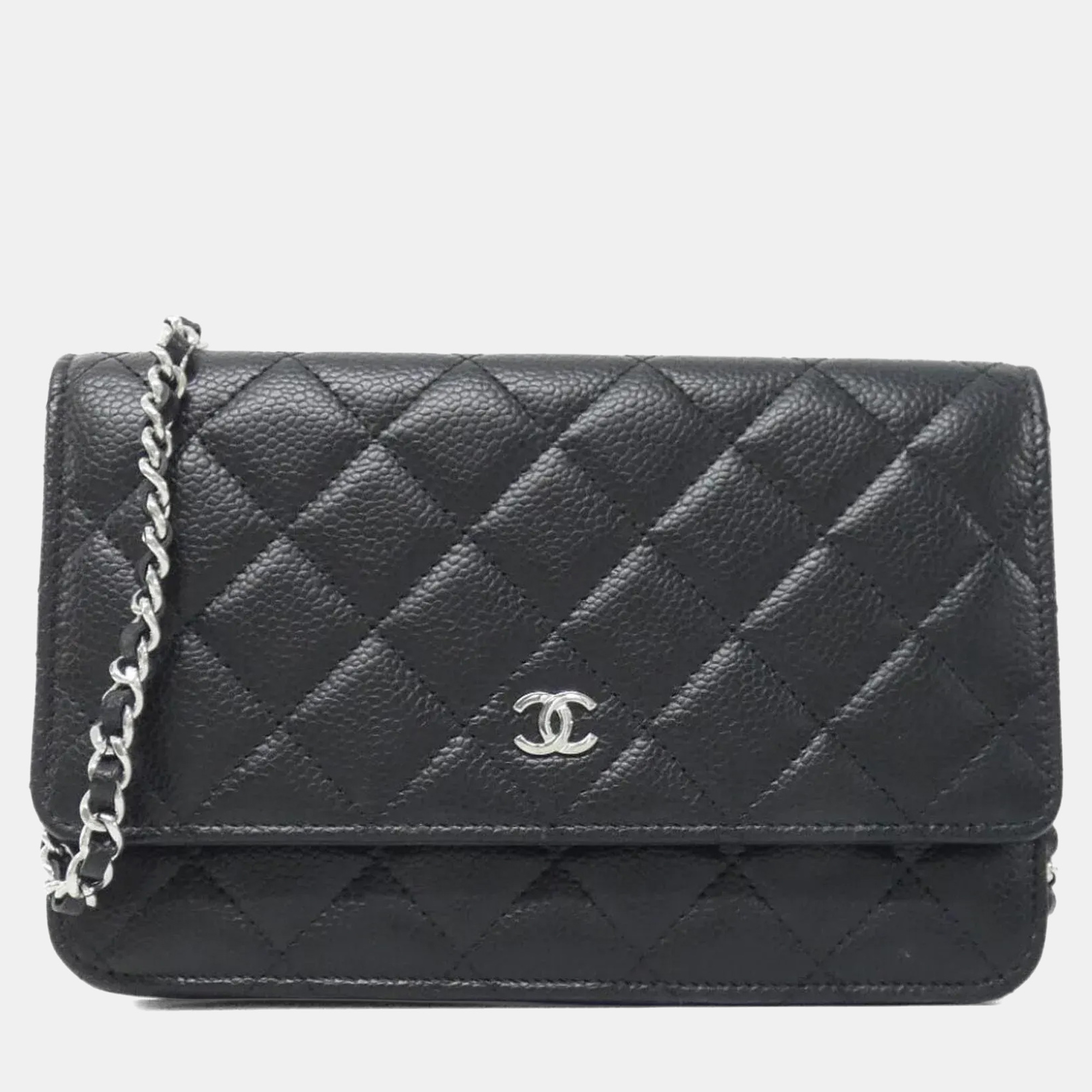 

Chanel Timeless Classic Chain Wallet, Black