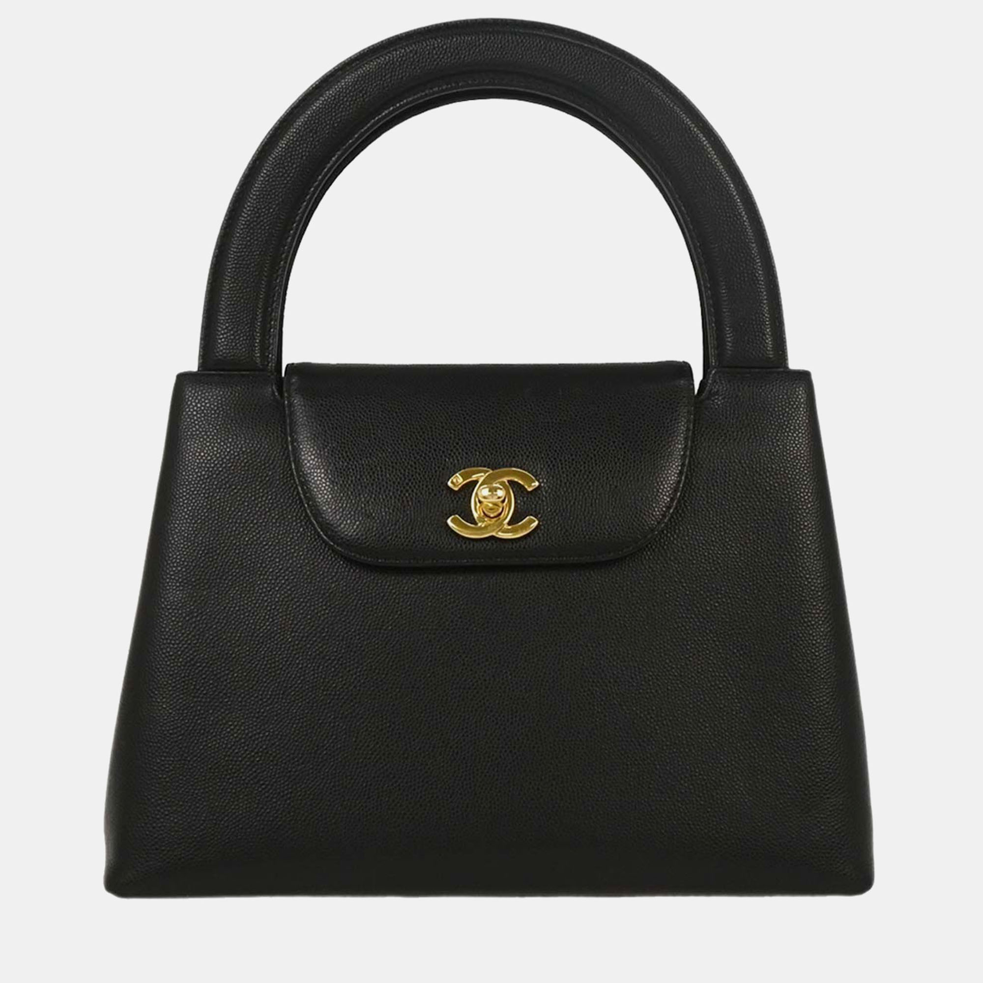 

Chanel Black Calfskin Handbag