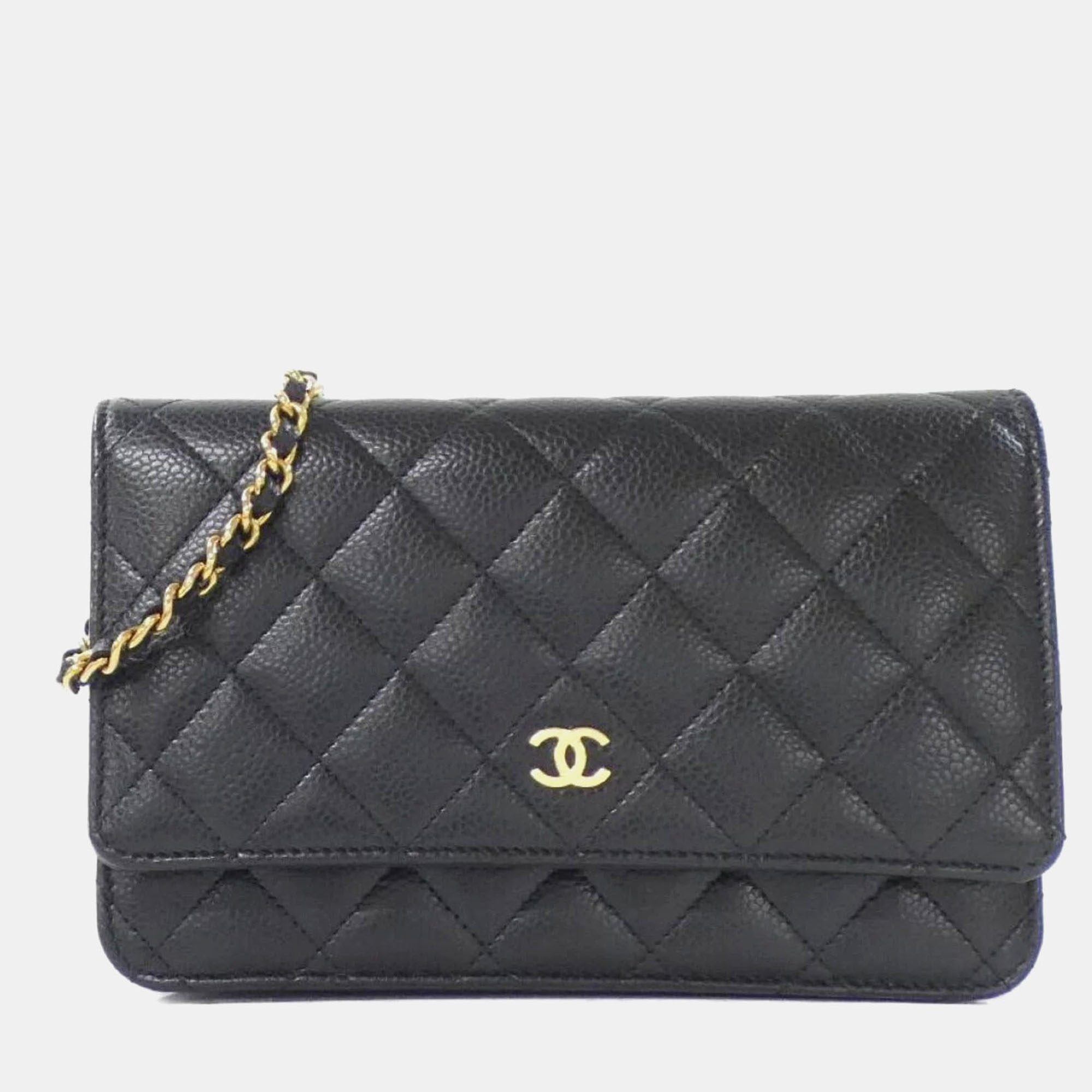 

Chanel Timeless Classic Line Chain Wallet, Black