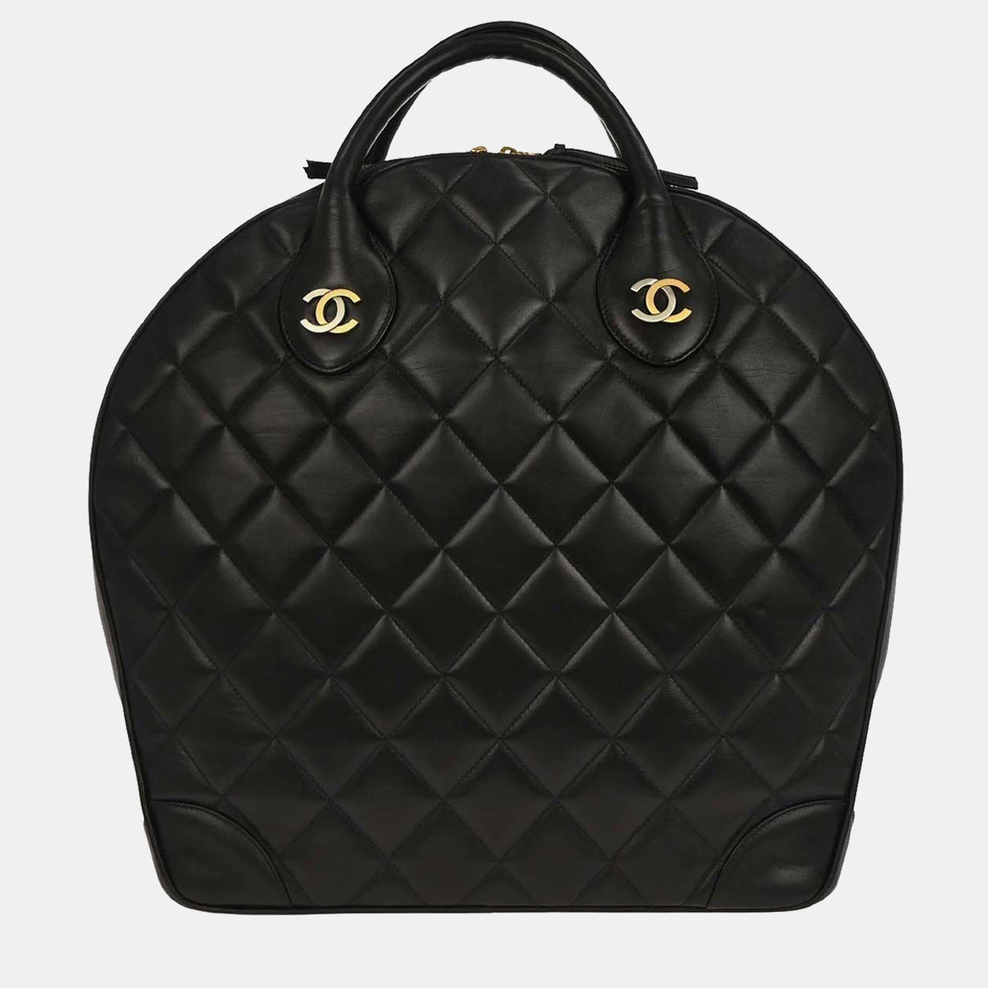 

Chanel Black Lambskin Paris Handbag