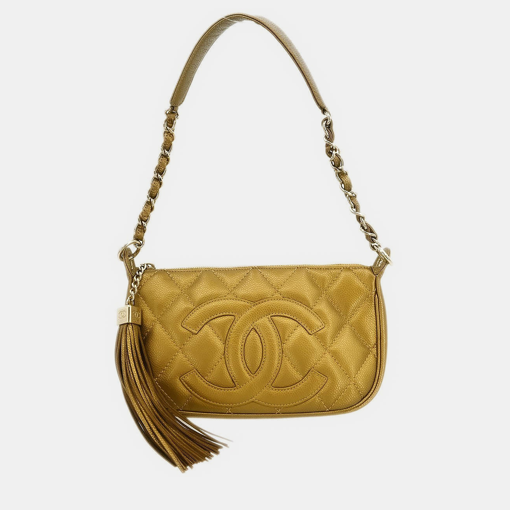 

Chanel Gold Calfskin Handbag
