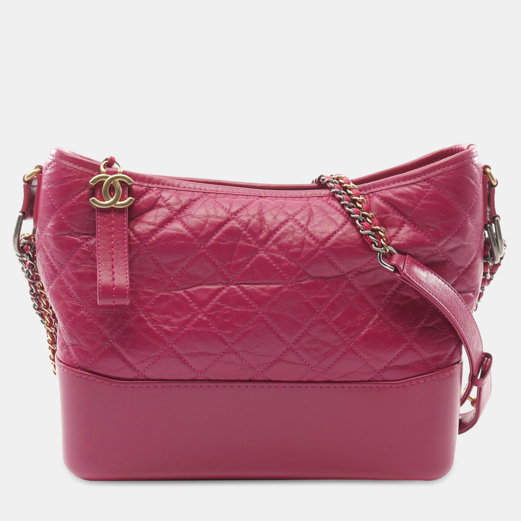 

Chanel Pink Medium Aged Calfskin Gabrielle Crossbody