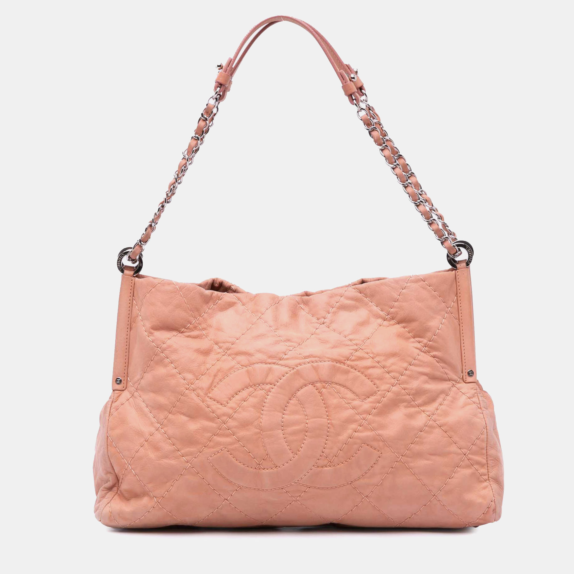 

Chanel Brown Small Iridescent Calfskin Sea Hit Tote