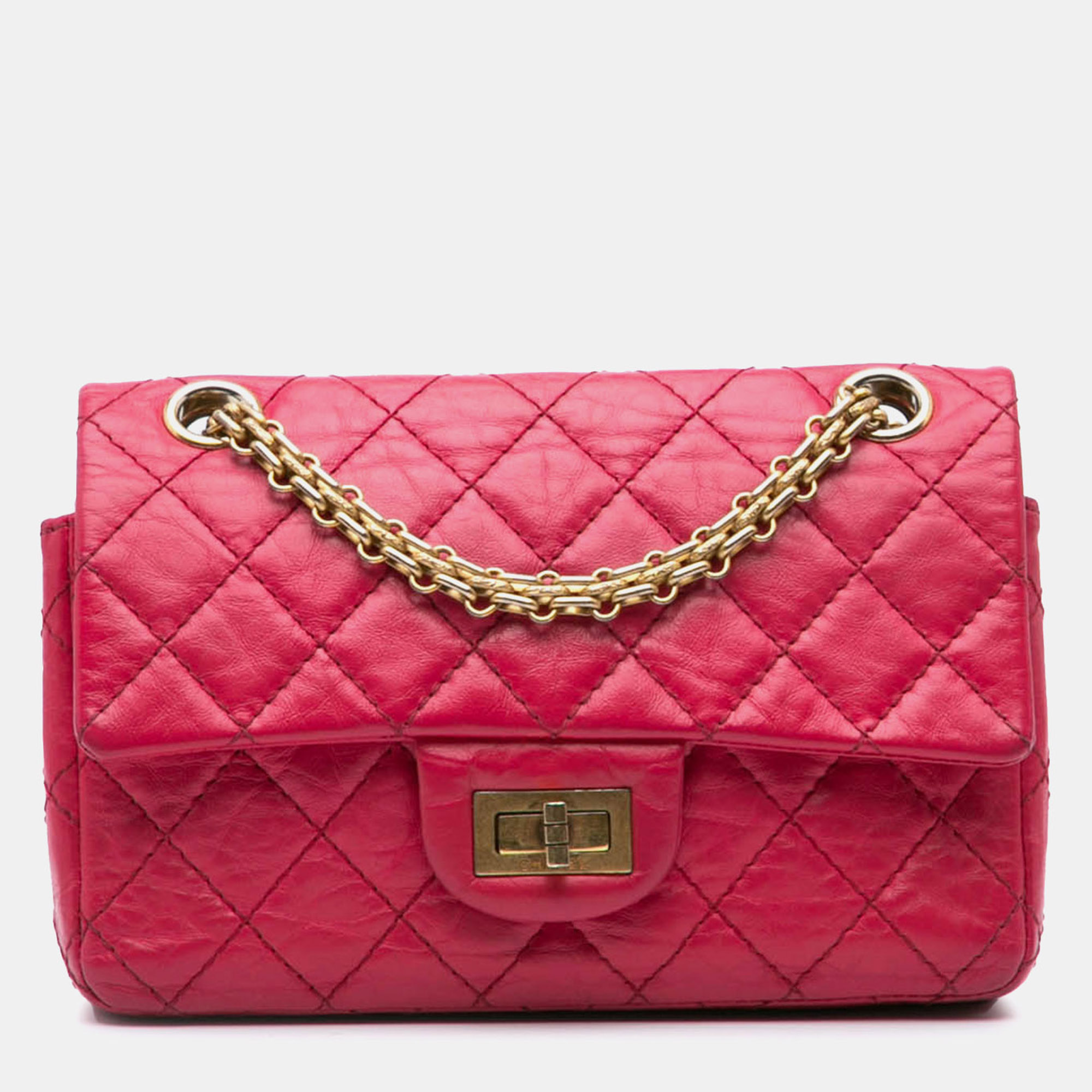 

Chanel Pink Mini Reissue 2.55 Calfskin Flap