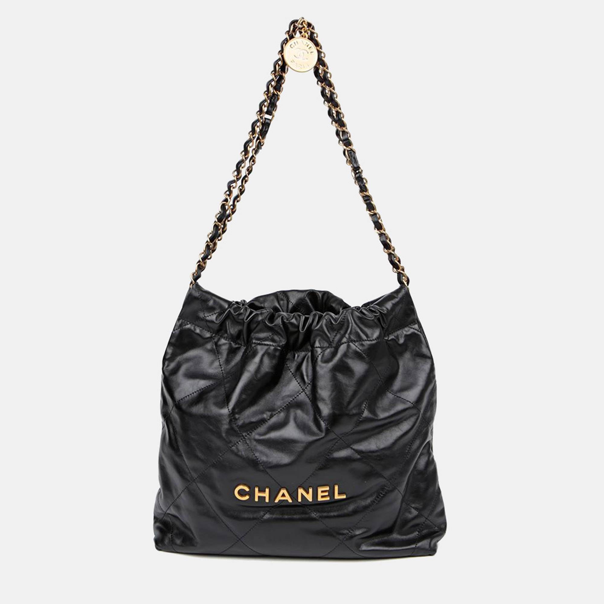 

Chanel Small Black Caviar Leather Shoulder Bag