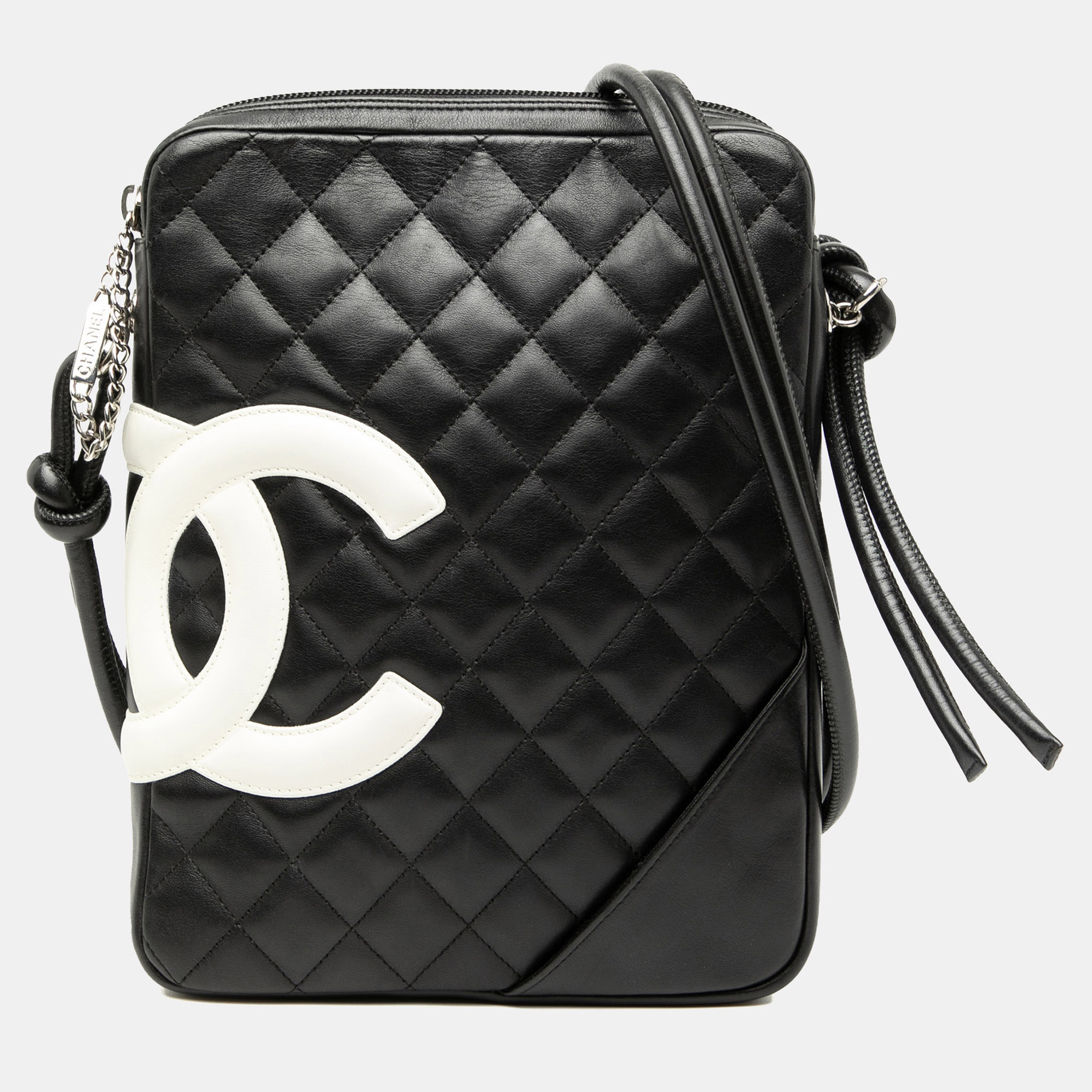 

Chanel Black Quilted Lambskin Cambon Ligne Crossbody