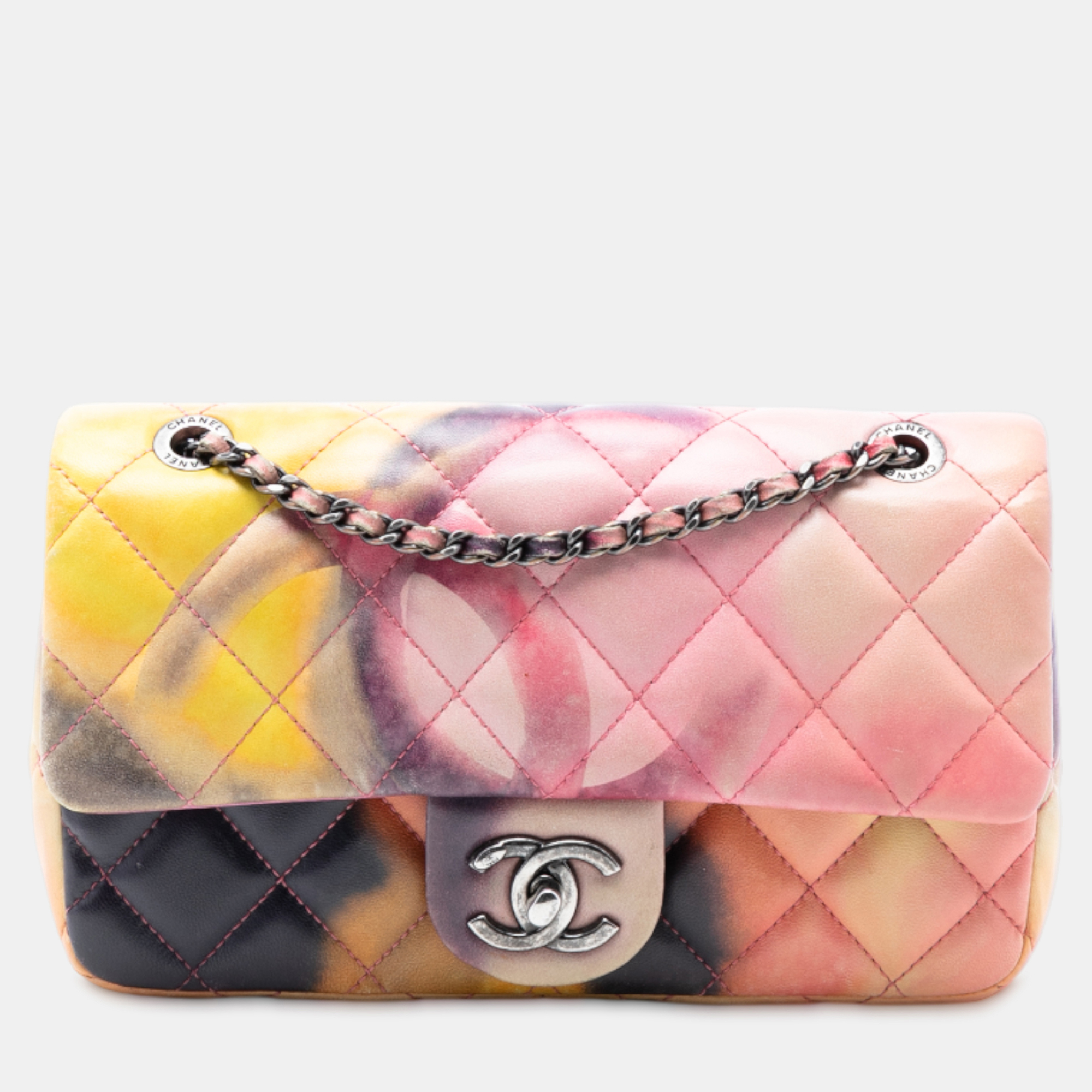 

Chanel Pink Small Lambskin Flower Power Single Flap