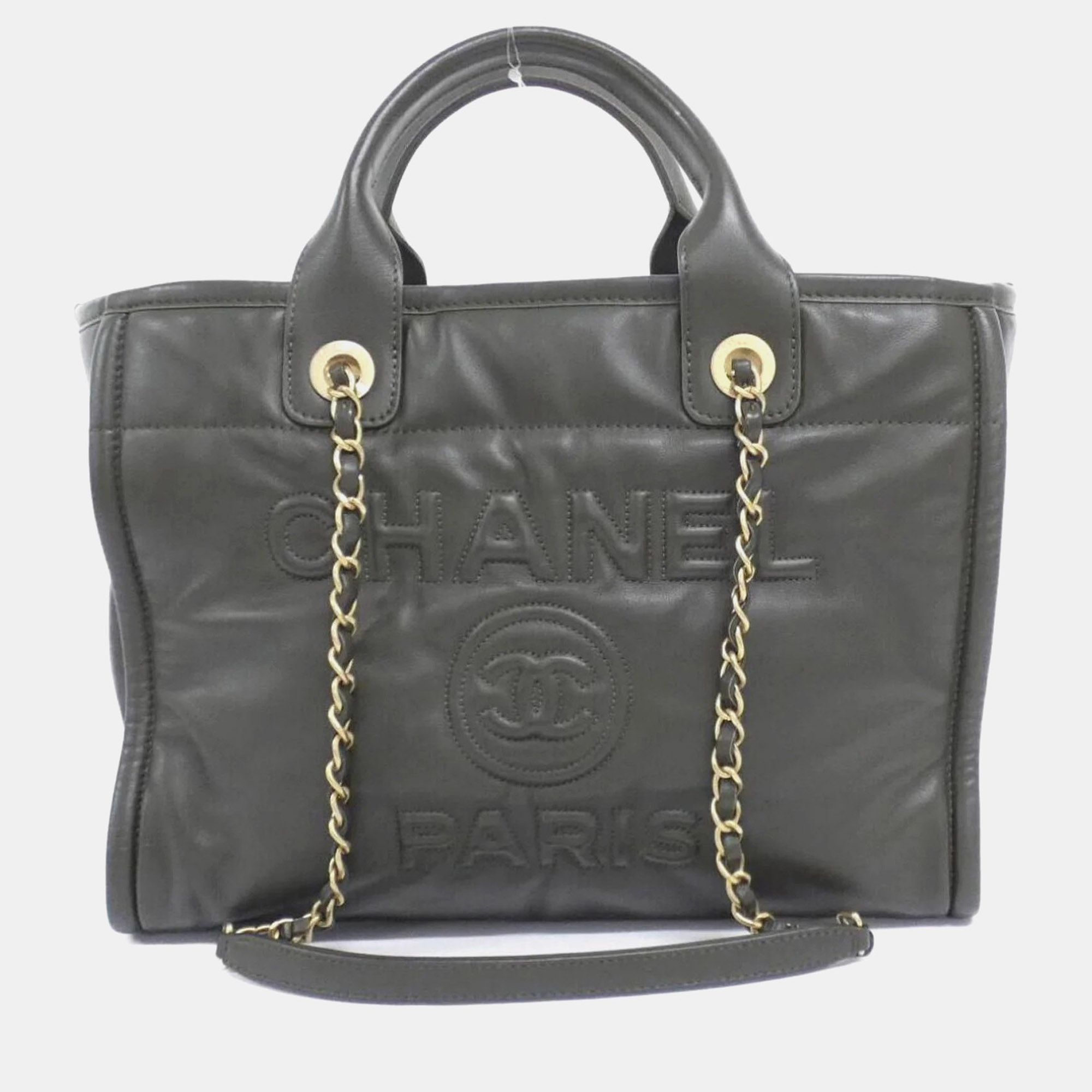 

Chanel Deauville Line Handbag, Black