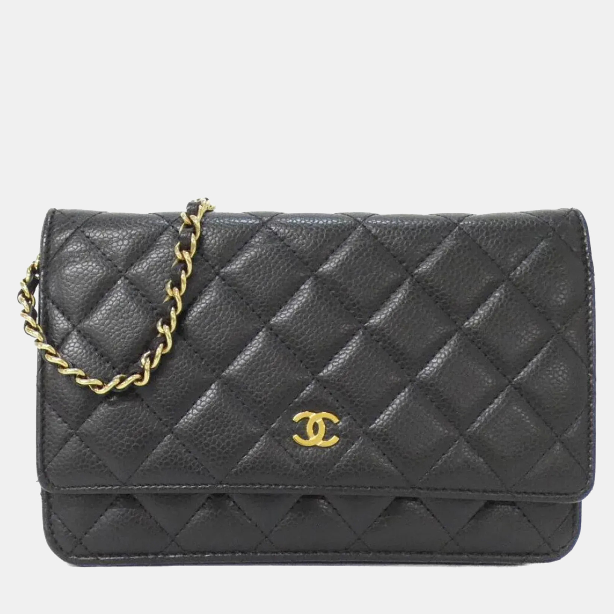

Chanel Timeless Classic Line Chain Wallet, Black