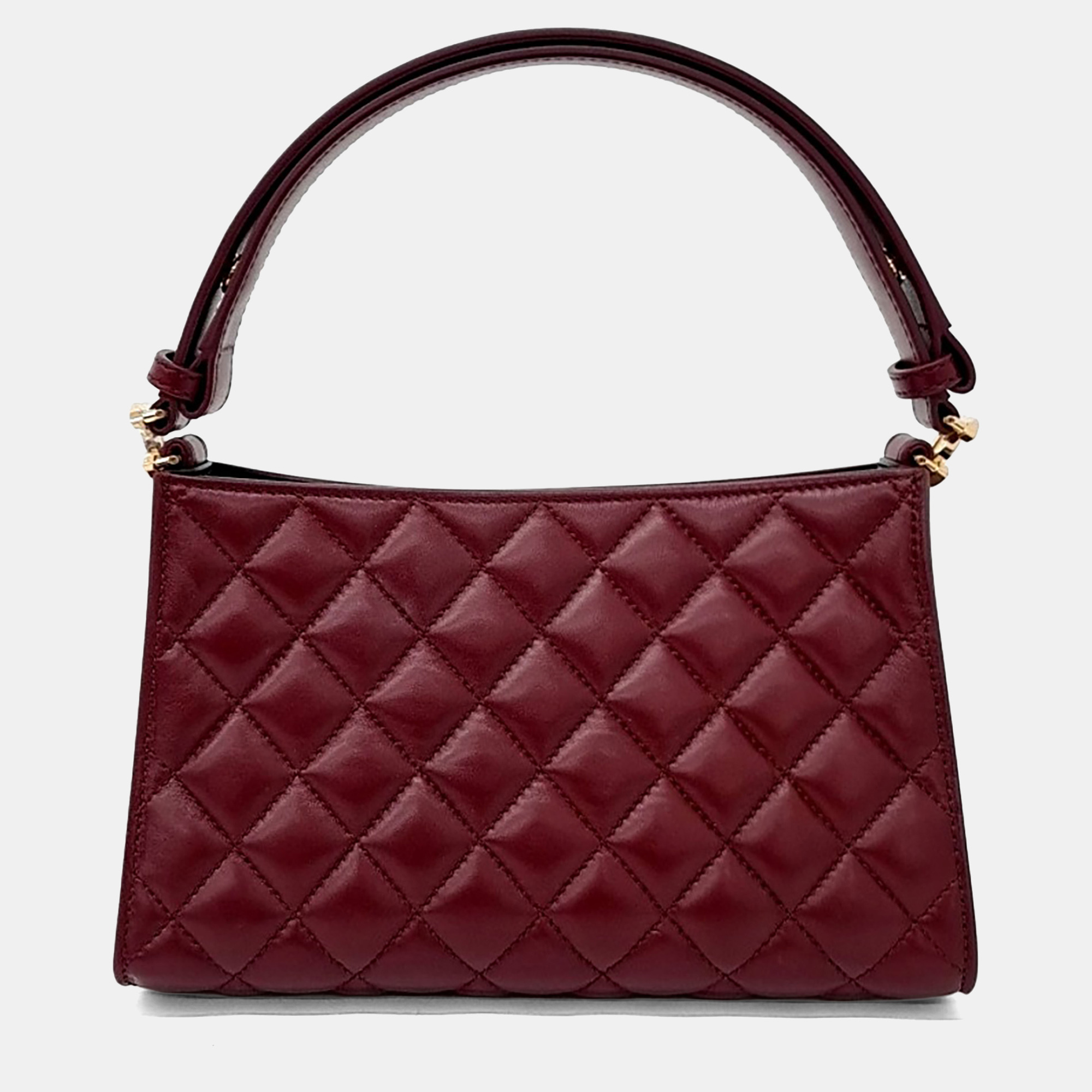 

Chanel Red Leather hobo bag