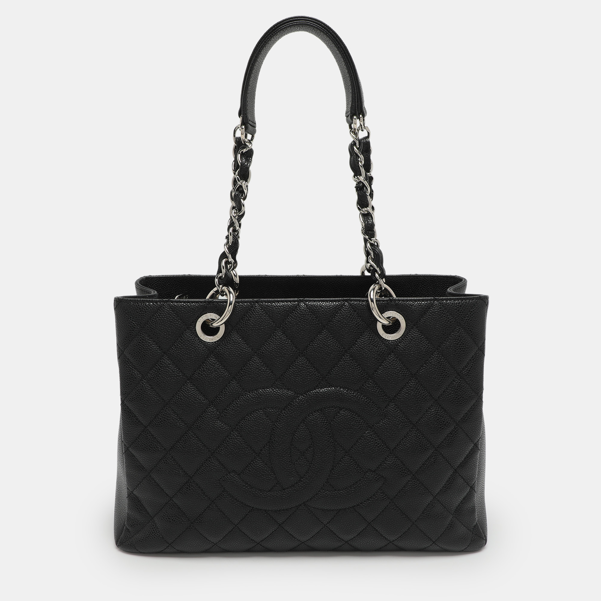 

Chanel GST Black Caviar Leather Shopper Tote