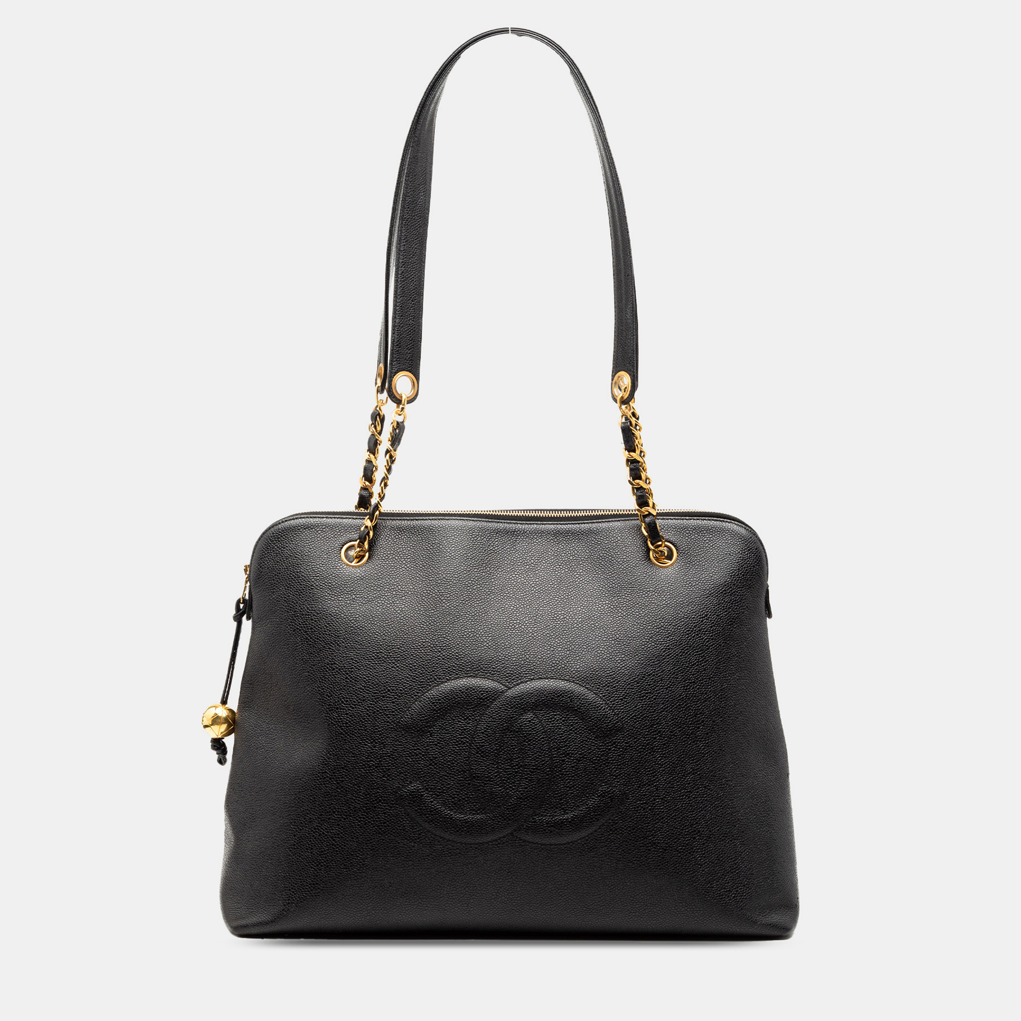 

Chanel Black CC Caviar Shoulder Bag