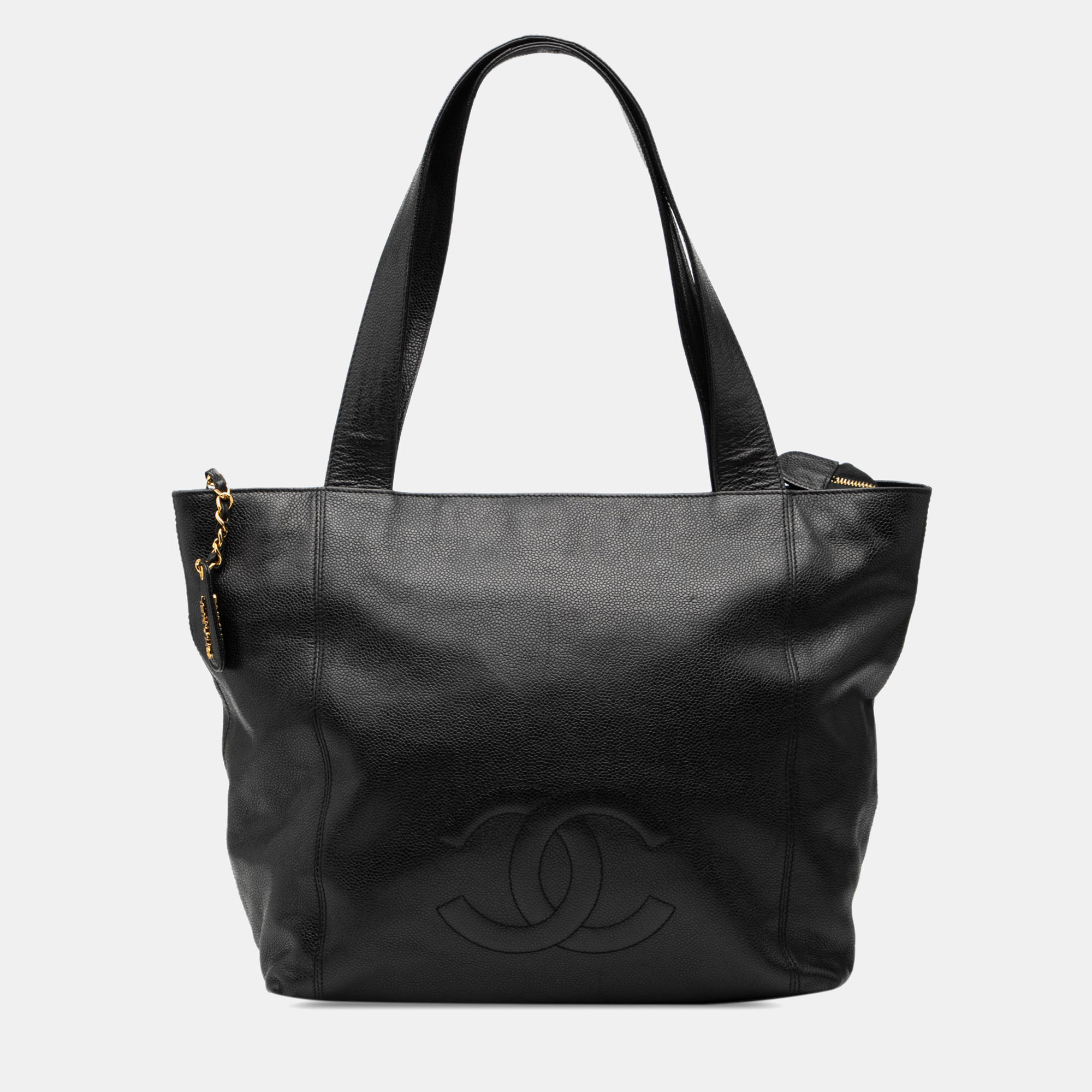 

Chanel Black CC Caviar Tote
